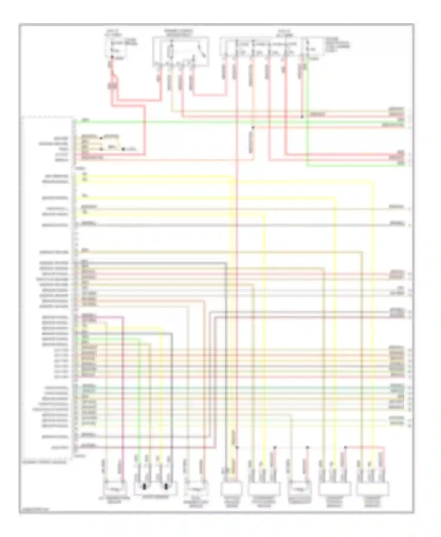 X5 BMW E53 facelift (2003-2007): Wiring diagram engine performance 3.0l (1 of 4)