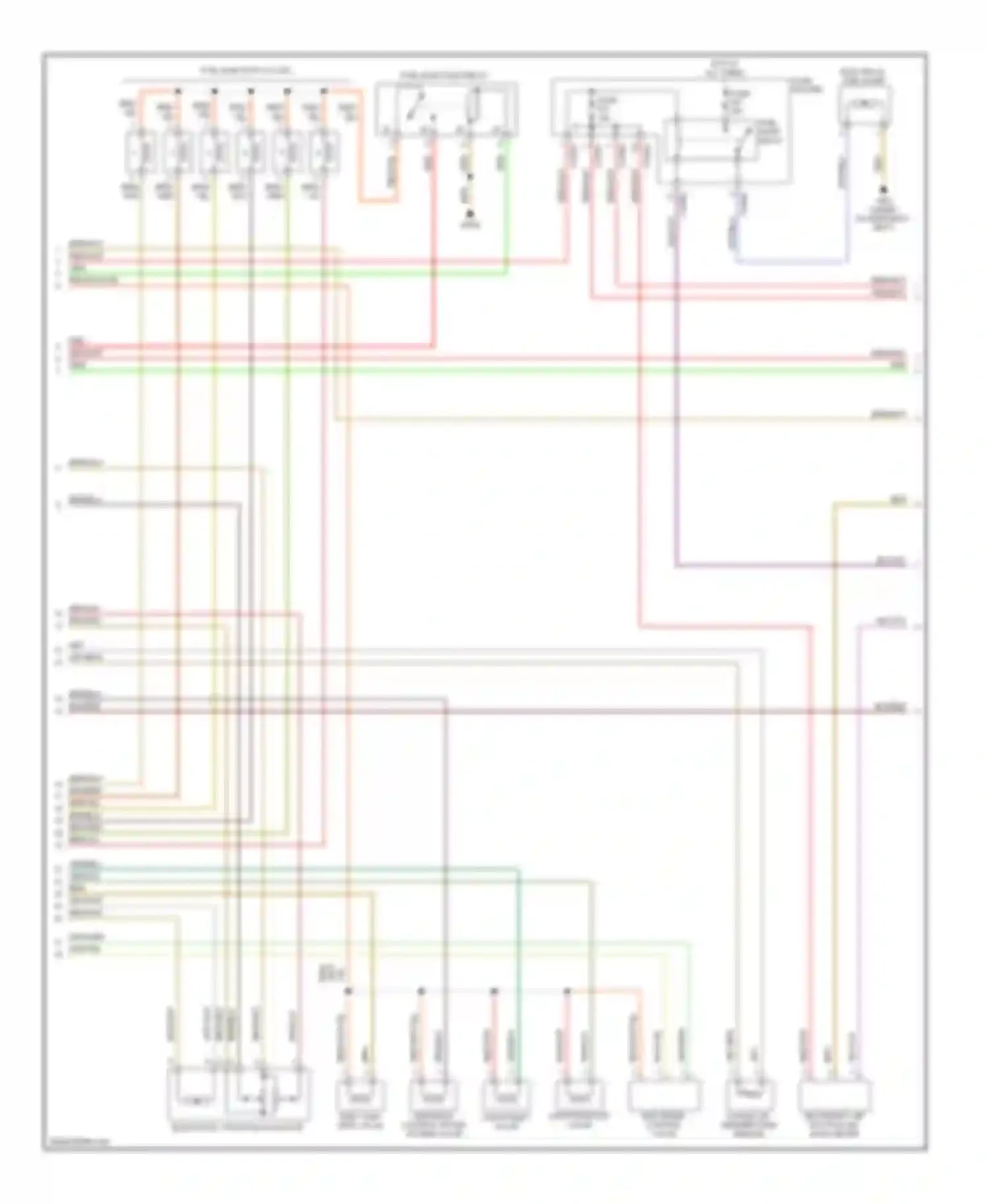 X5 BMW E53 facelift (2003-2007): Wiring diagram engine performance 3.0l (2 of 4)