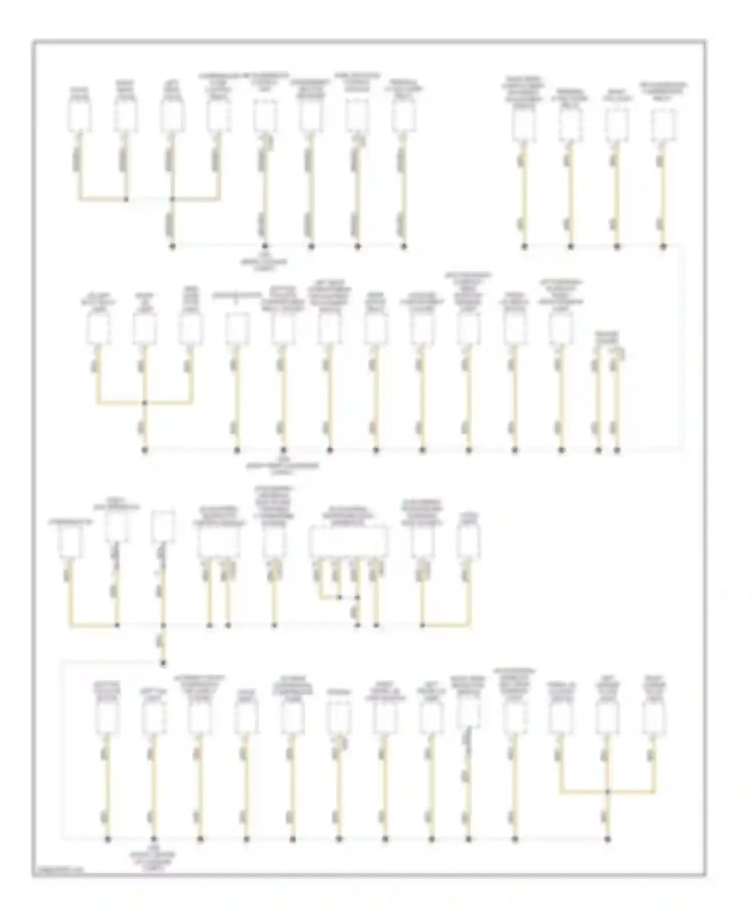 X5 BMW E53 facelift (2003-2007): Ground distribution circuit (3 of 5)