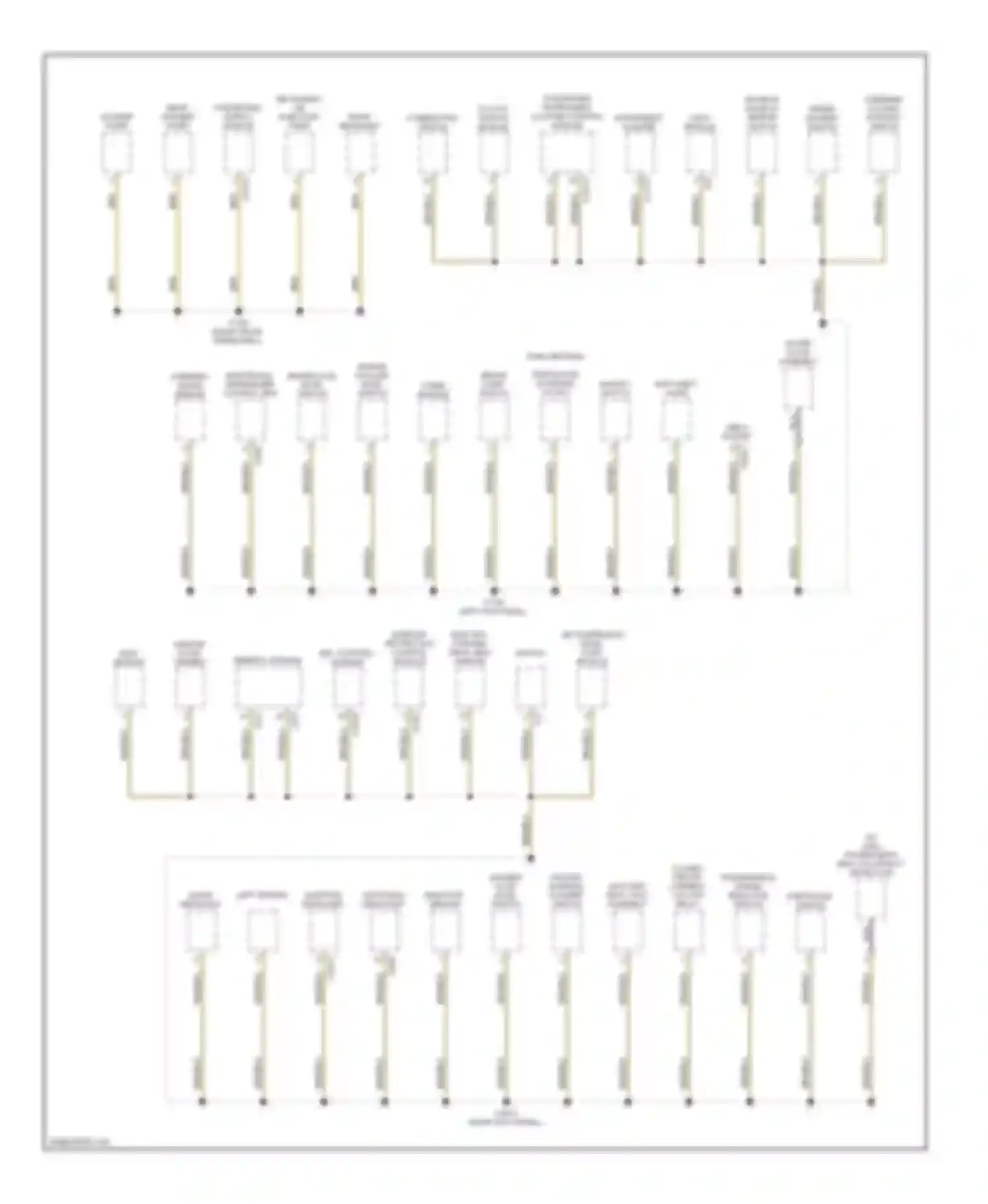 X5 BMW E53 facelift (2003-2007): Ground distribution circuit (4 of 5)