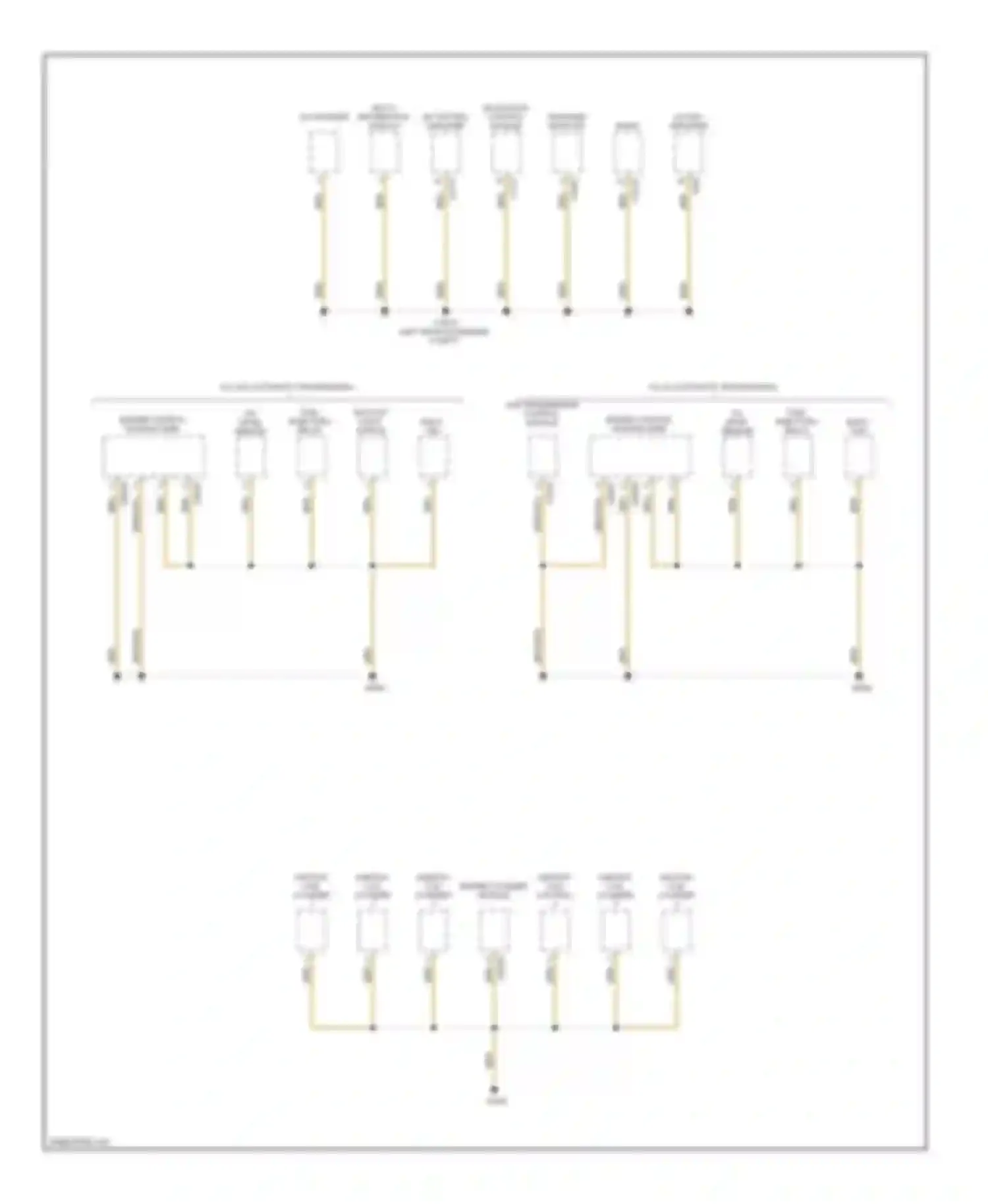 X5 BMW E53 facelift (2003-2007): Ground distribution circuit (5 of 5)