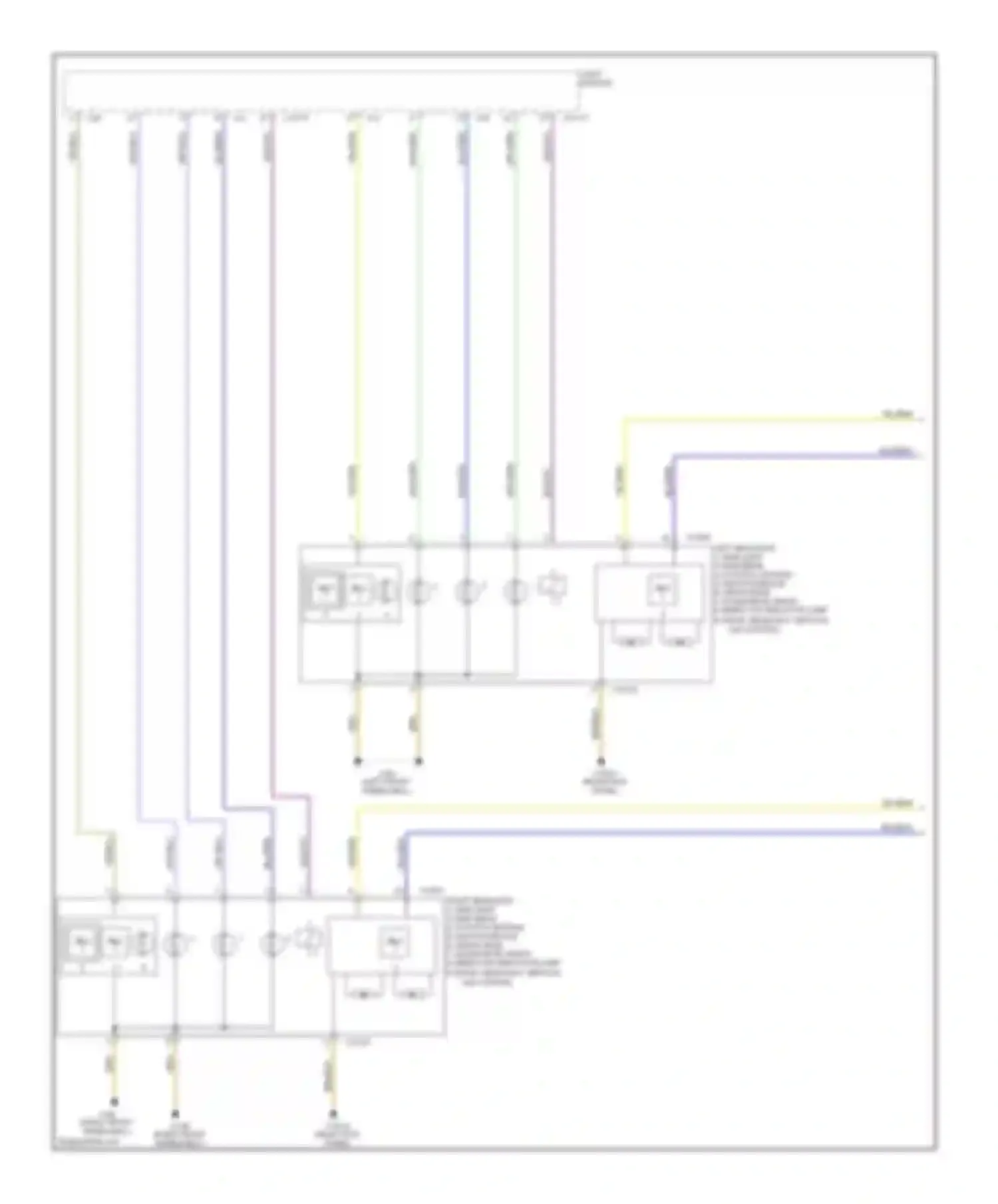 X5 BMW E53 facelift (2003-2007): Adaptive front lighting circuit (2 of 3)