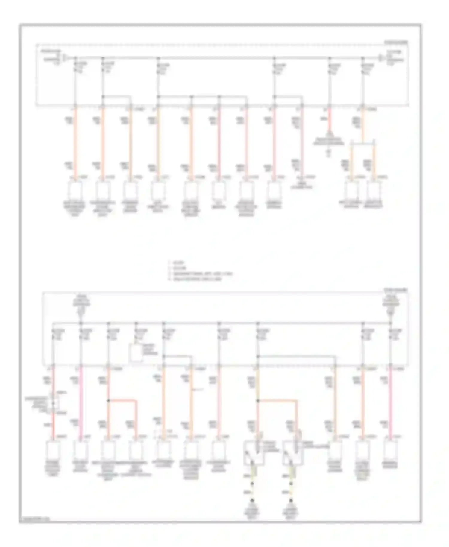 X5 BMW E53 facelift (2003-2007): 4.4l, power distribution circuit (3 of 6)