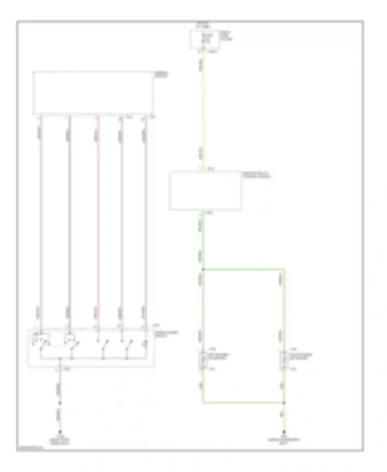 X5 BMW E53 facelift (2003-2007): Wiper/washer circuit (3 of 3)