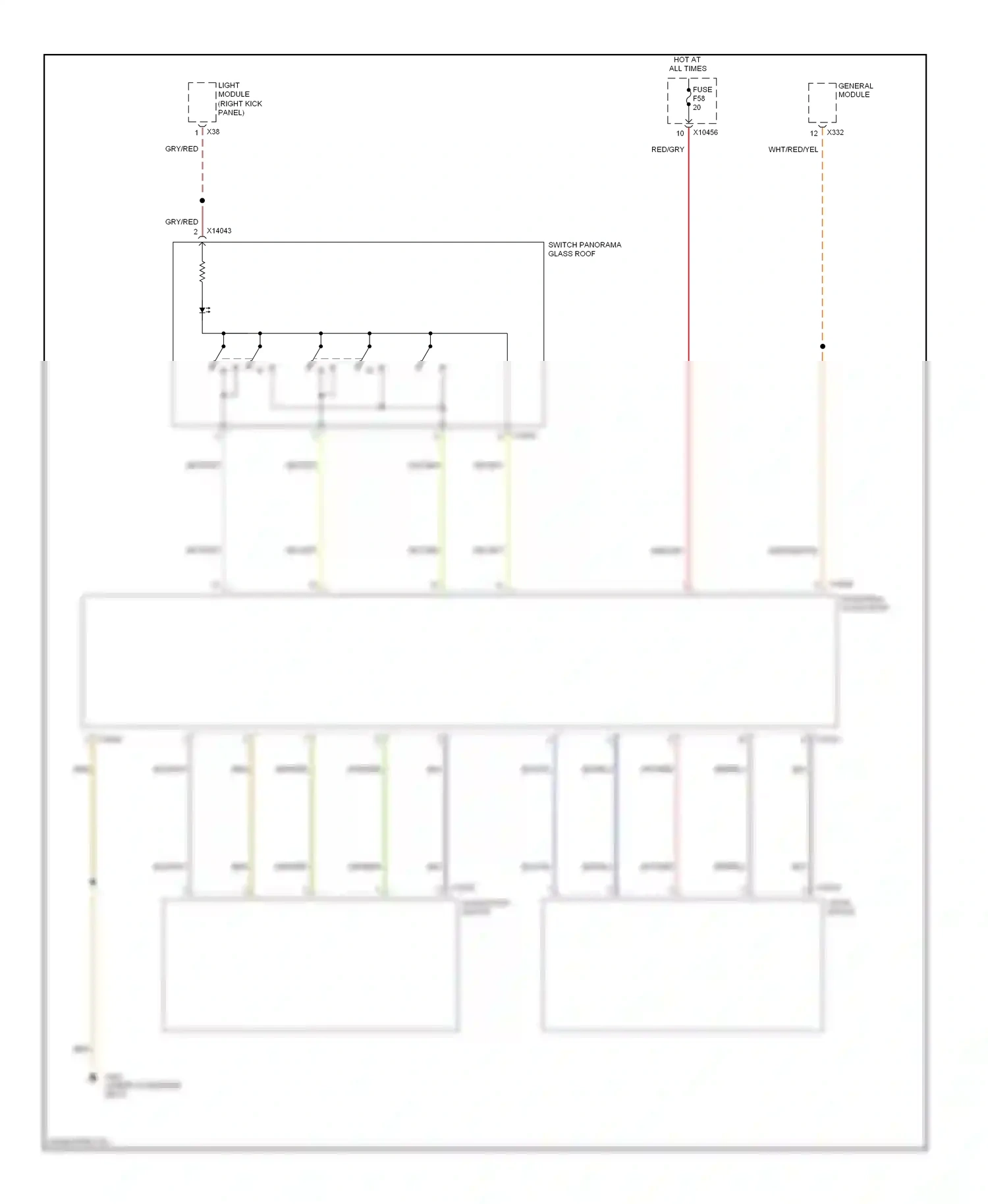 Wiring diagram blk/blu for BMW X5 E53 facelift (2003-2007) (6 of 13)