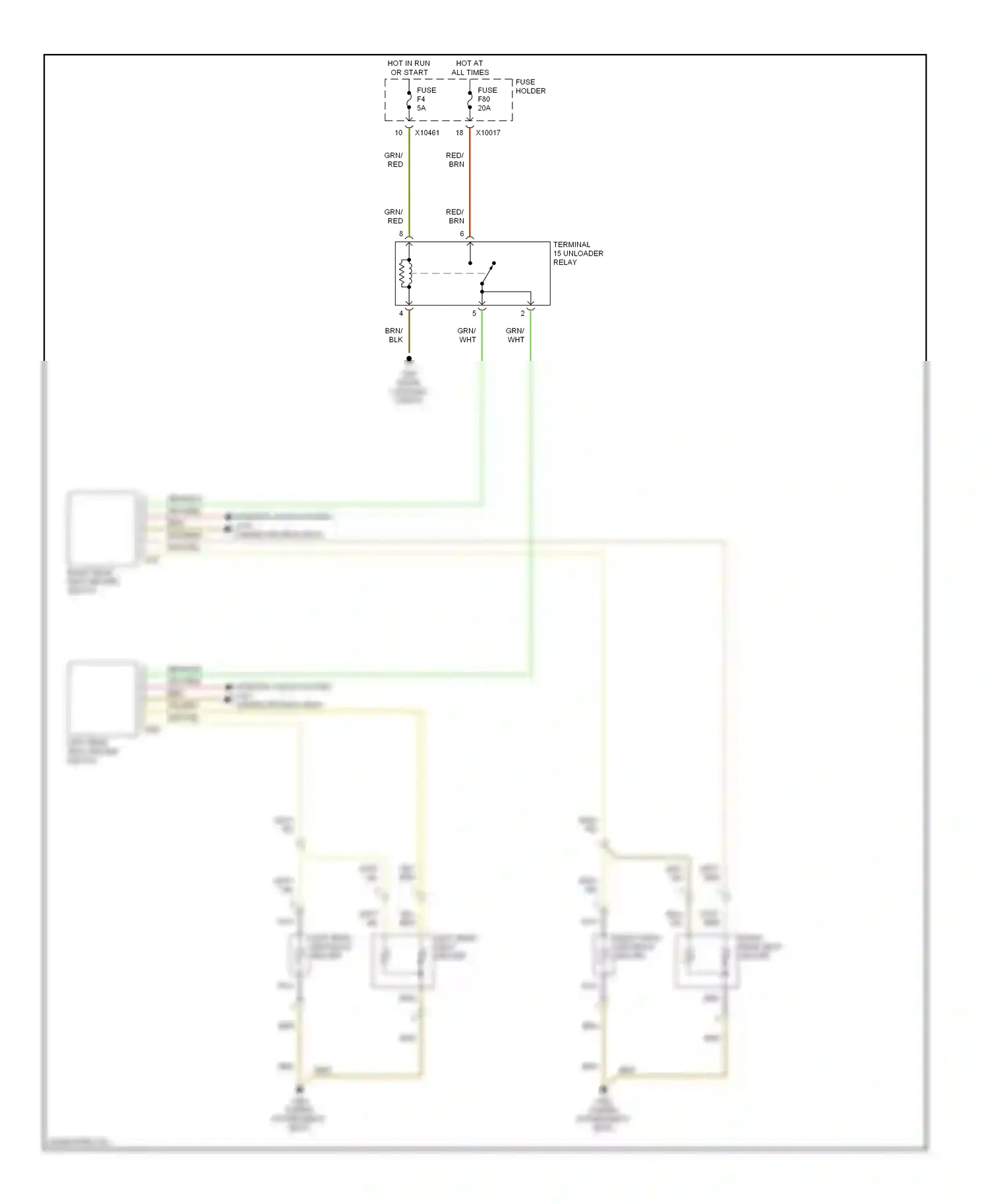 Wiring diagram brn for BMW X5 E53 facelift (2003-2007) (89 of 123)