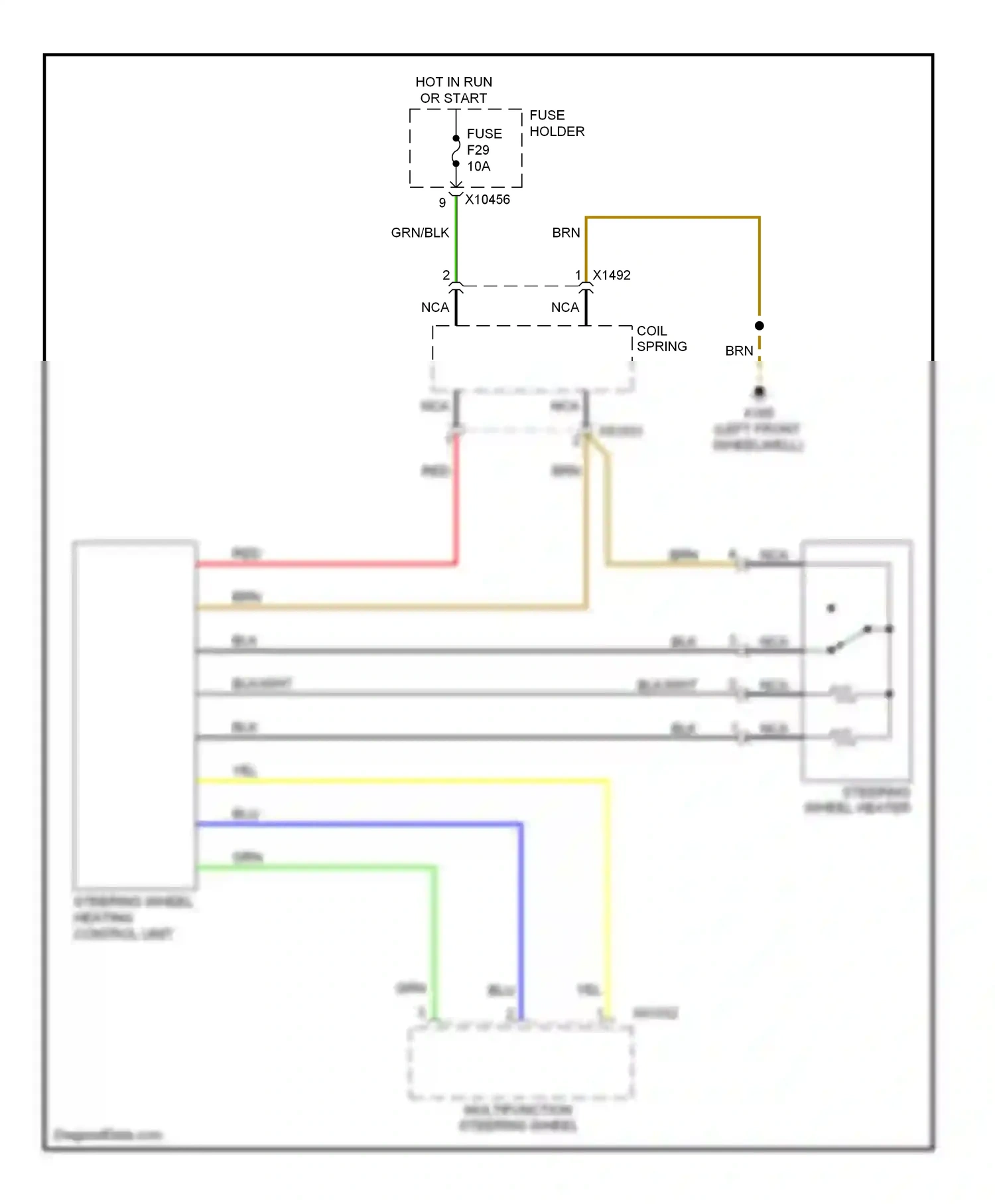 Wiring diagram brn for BMW X5 E53 facelift (2003-2007) (83 of 123)