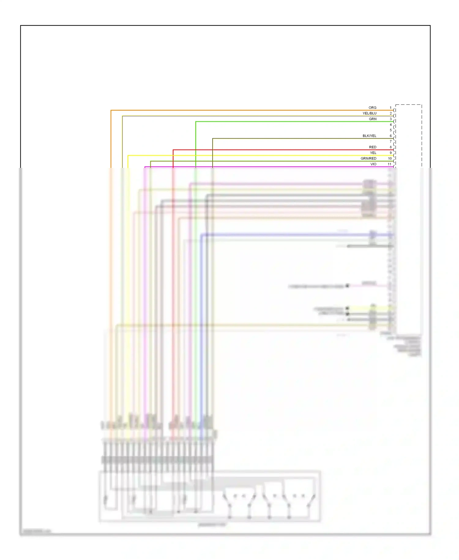 Wiring diagram clr/blk for BMW X5 E53 facelift (2003-2007) (1 of 1)