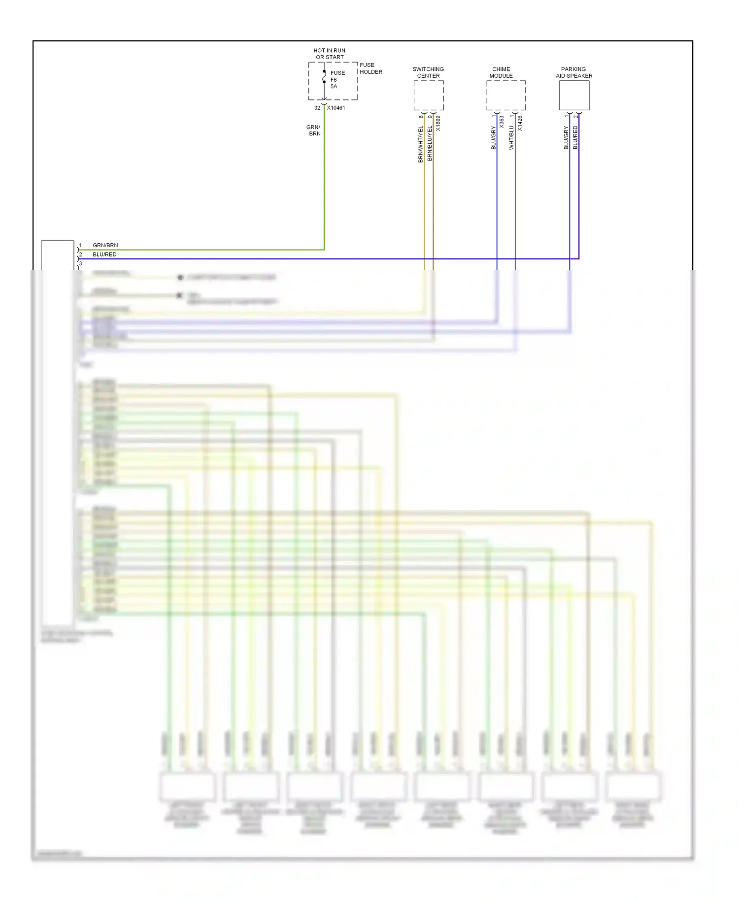 Wiring diagram fuse holder for BMW X5 E53 facelift (2003-2007) (39 of 74)