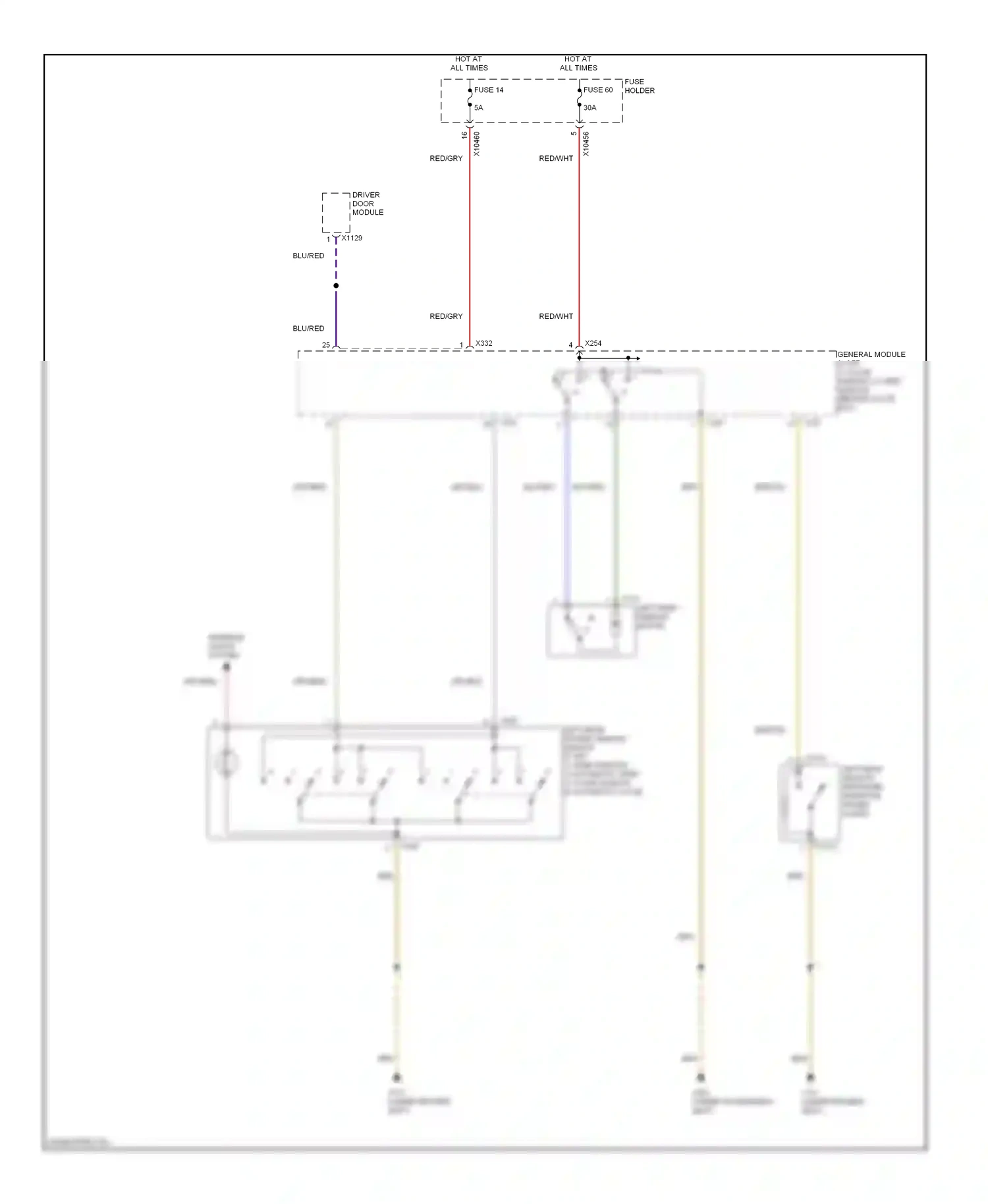 Wiring diagram fuse holder for BMW X5 E53 facelift (2003-2007) (65 of 74)