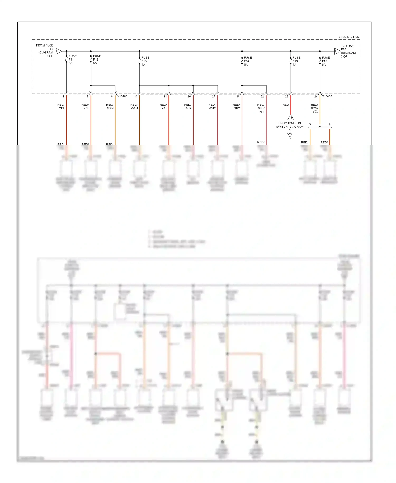 Wiring diagram general module for BMW X5 E53 facelift (2003-2007) (14 of 33)