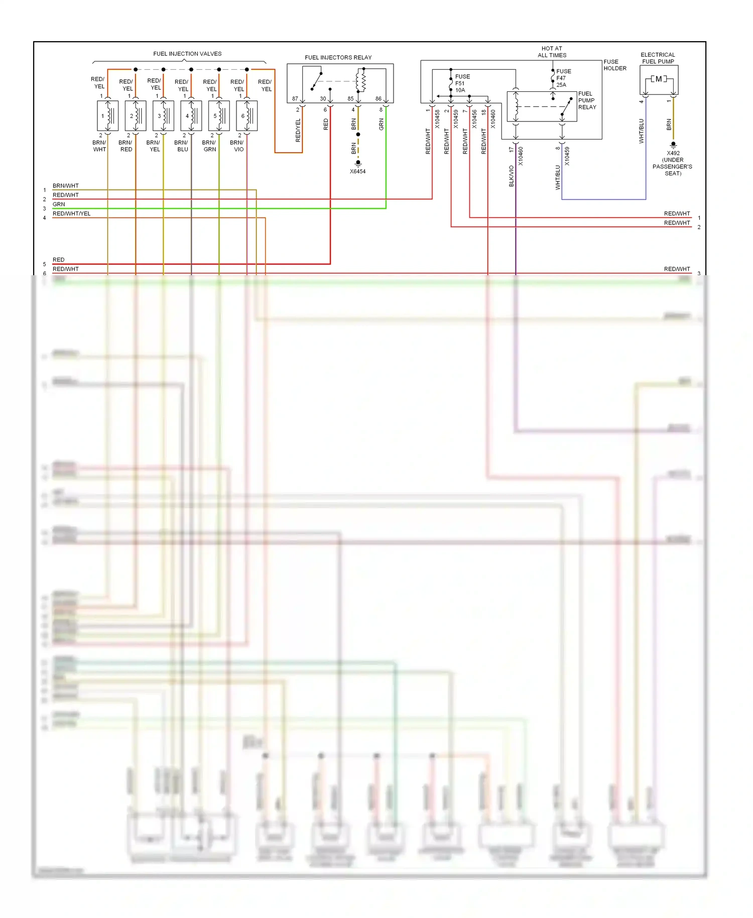 Wiring diagram grn for BMW X5 E53 facelift (2003-2007) (12 of 66)