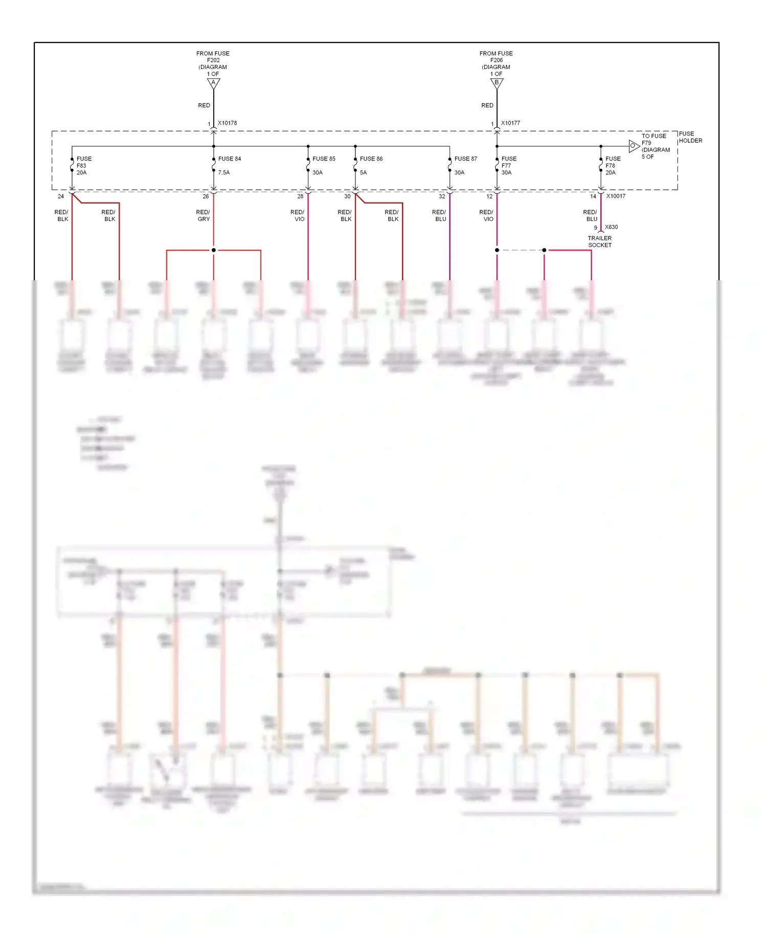 Wiring diagram gry for BMW X5 E53 facelift (2003-2007) (34 of 49)
