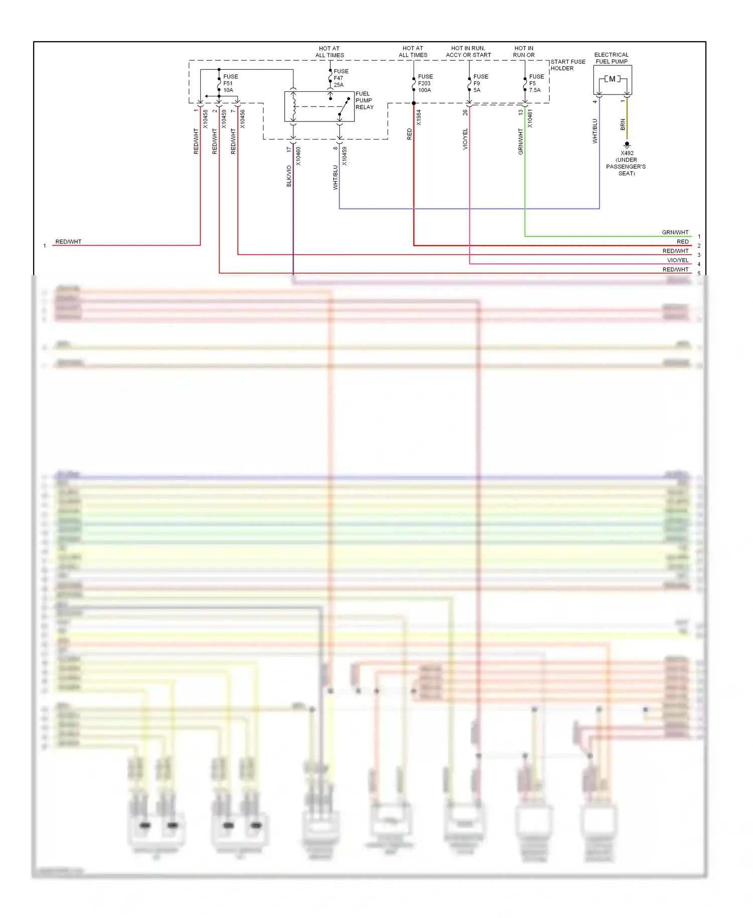 Wiring diagram gry for BMW X5 E53 facelift (2003-2007) (16 of 49)