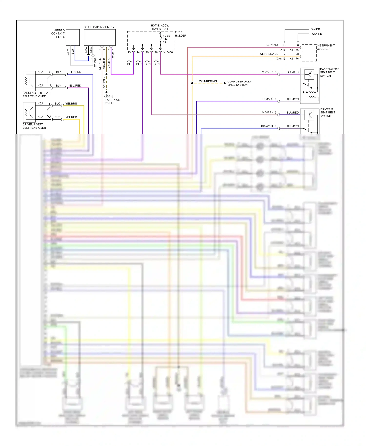 Wiring diagram nca for BMW X5 E53 facelift (2003-2007) (50 of 52)