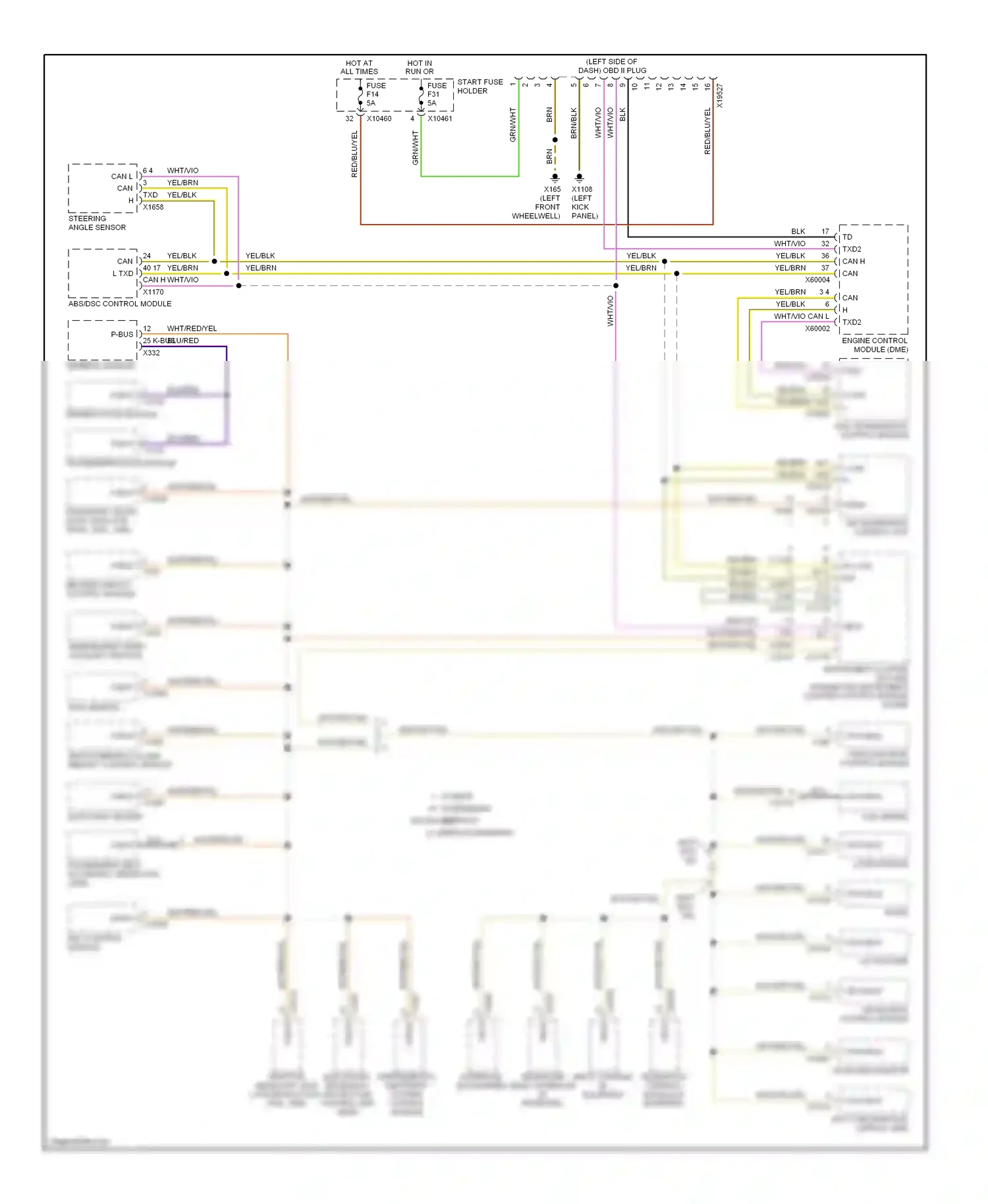Wiring diagram nca for BMW X5 E53 facelift (2003-2007) (1 of 52)