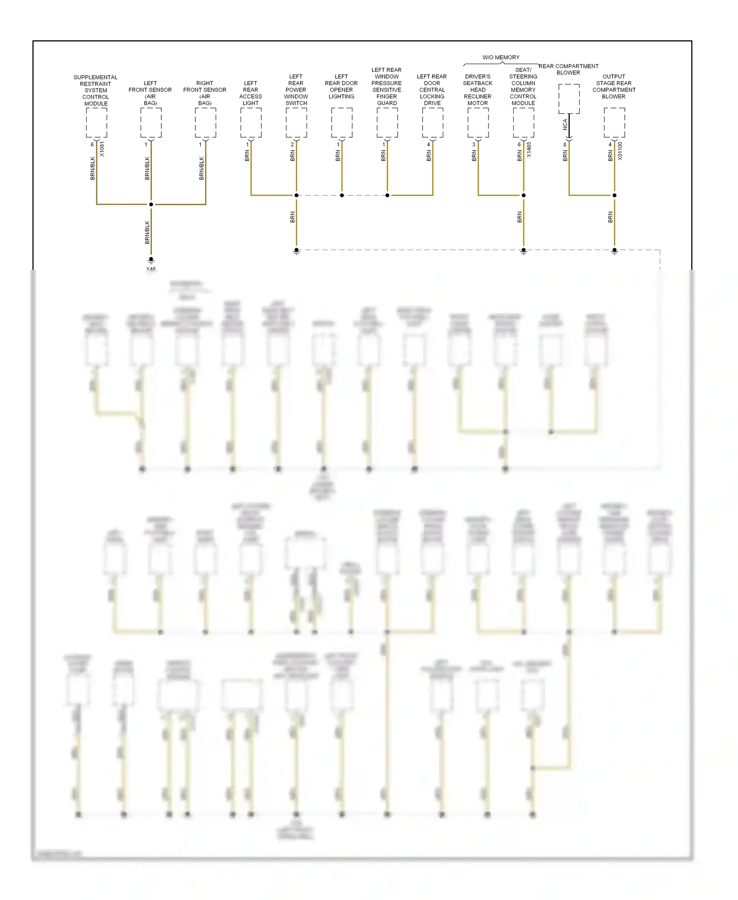 Wiring diagram nca for BMW X5 E53 facelift (2003-2007) (21 of 52)