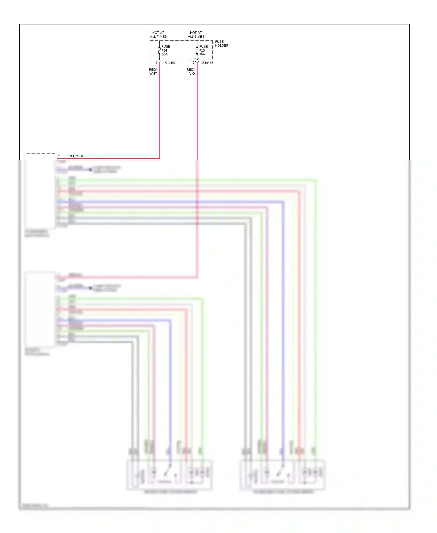 Wiring diagram wht/yel for BMW X5 E53 facelift (2003-2007) (11 of 15)