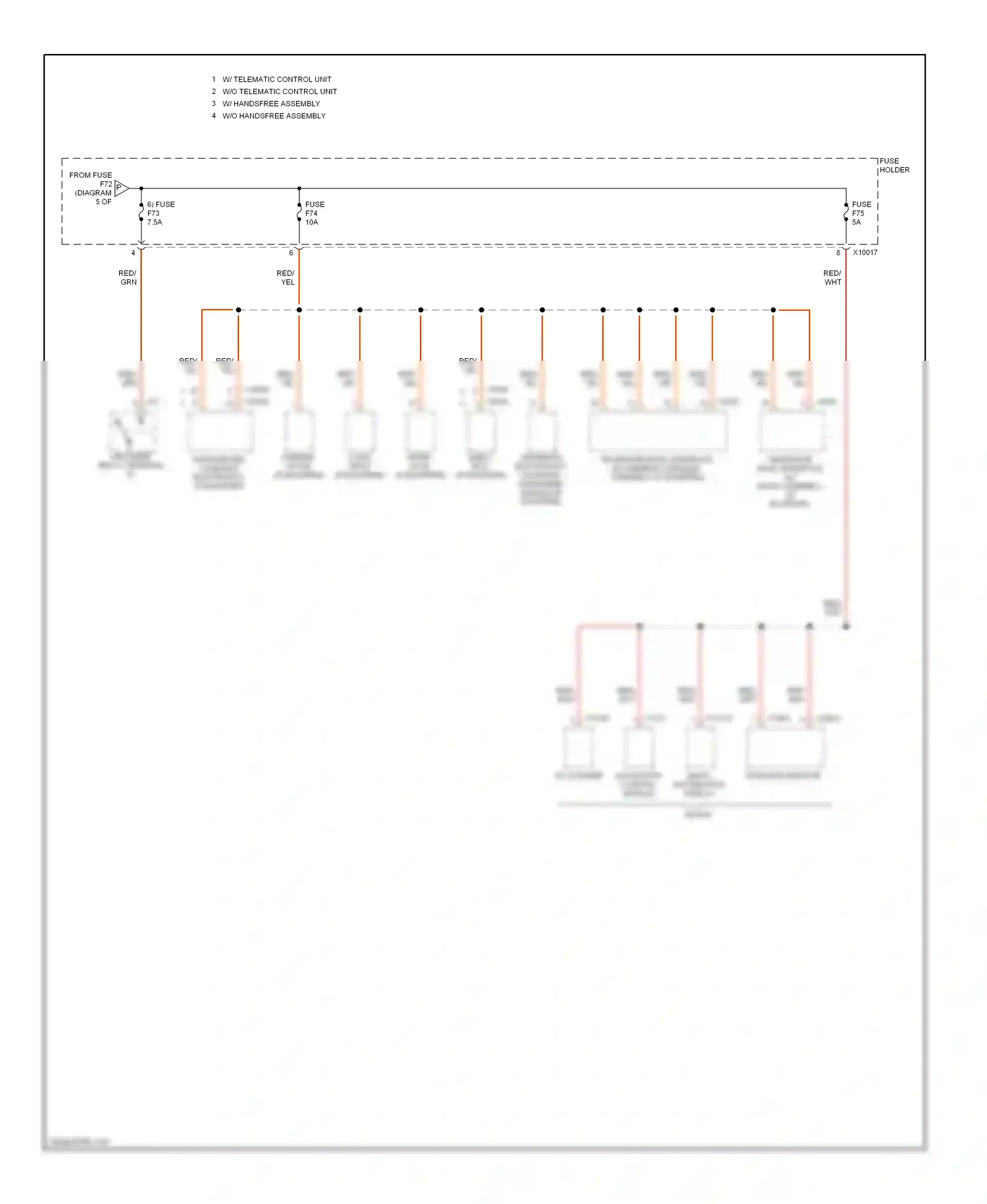 Wiring diagram yel for BMW X5 E53 facelift (2003-2007) (46 of 84)