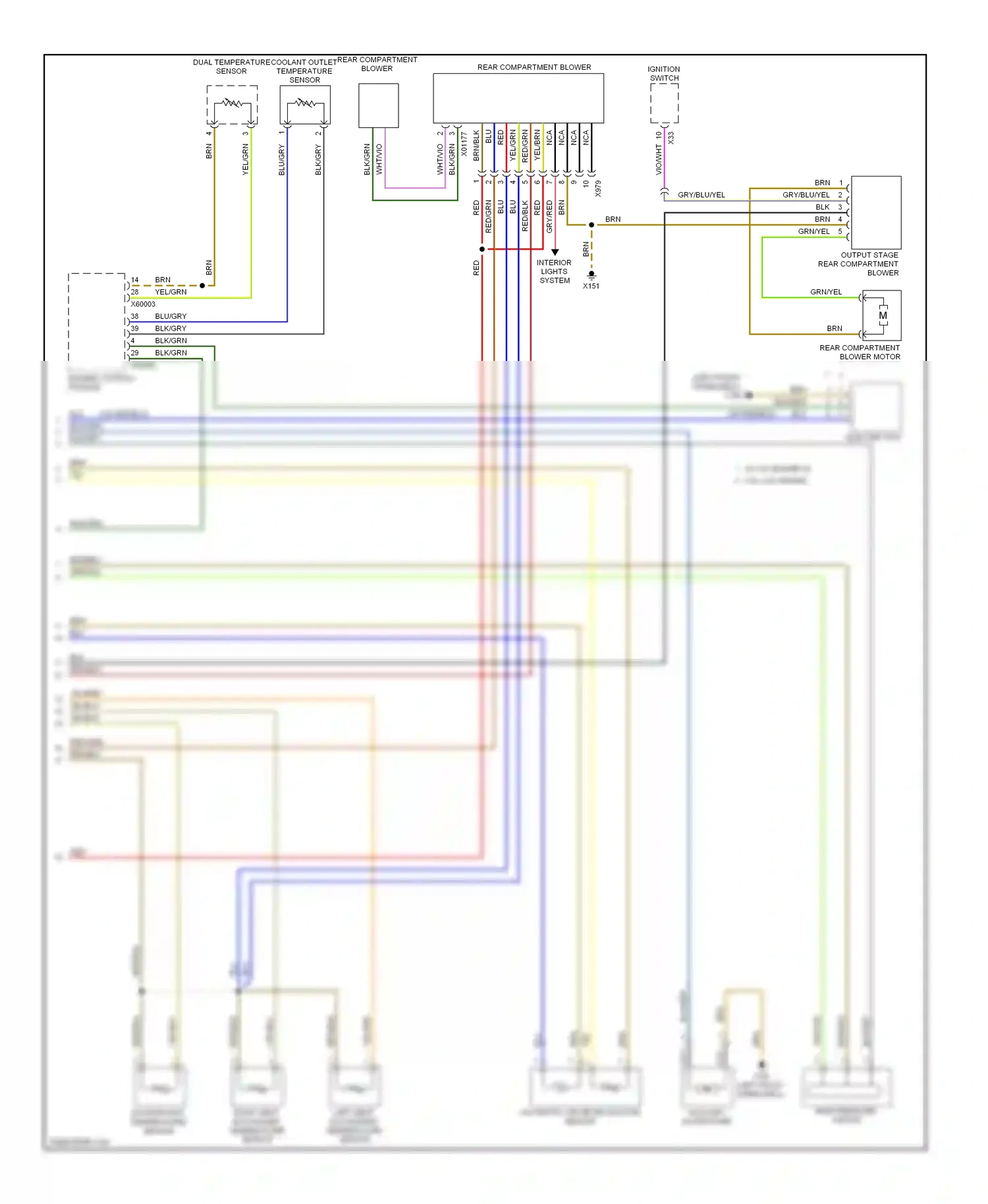 Wiring diagram yel for BMW X5 E53 facelift (2003-2007) (8 of 84)