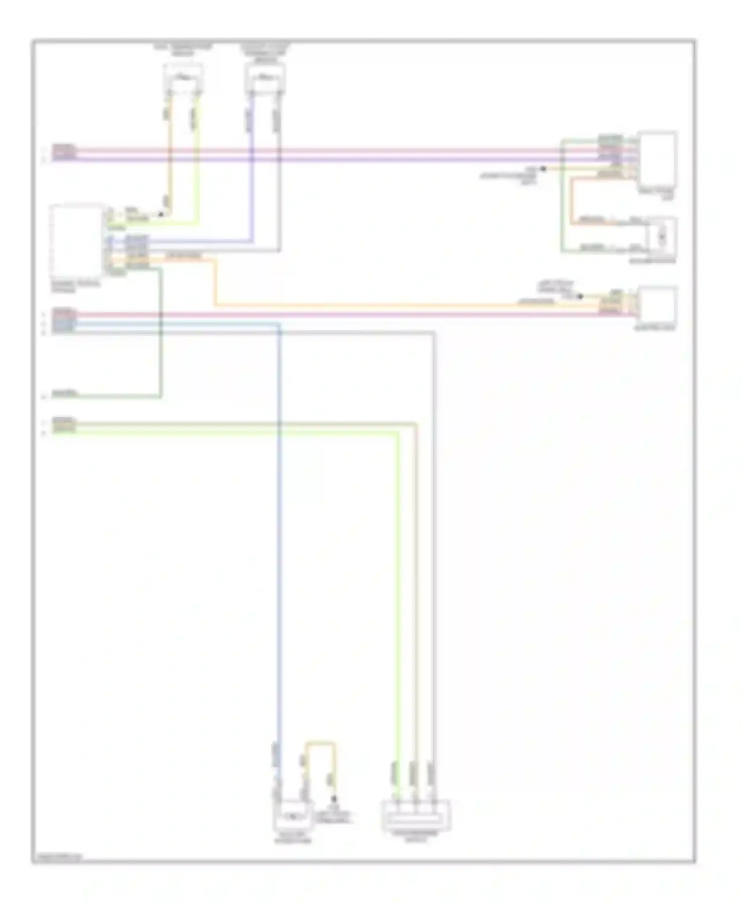 X5 BMW E53 (1999-2003): Automatic a/c circuit, with basic a/c (2 of 2)