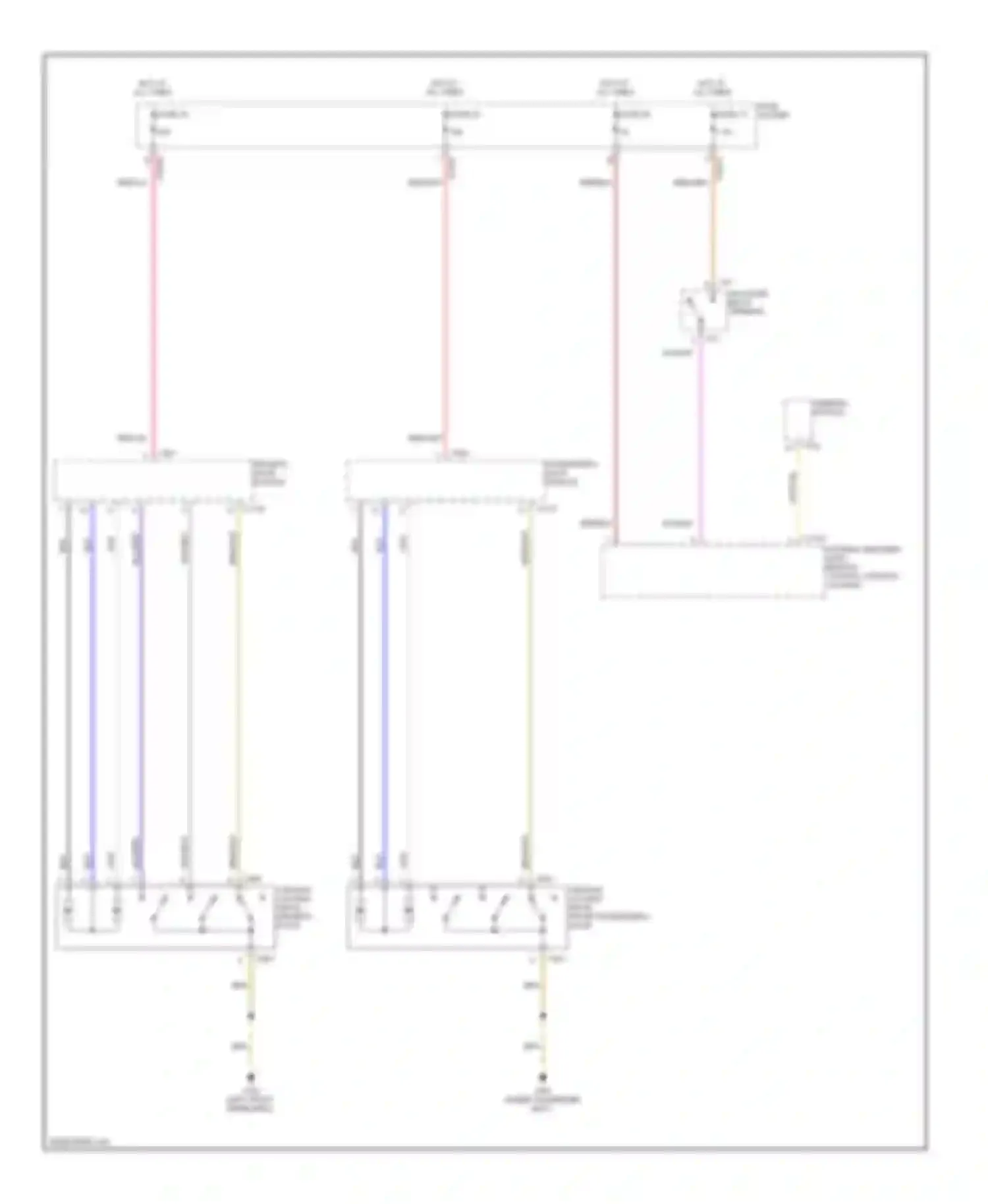X5 BMW E53 (1999-2003): Anti-theft & central locking circuit, early production (1 of 3)
