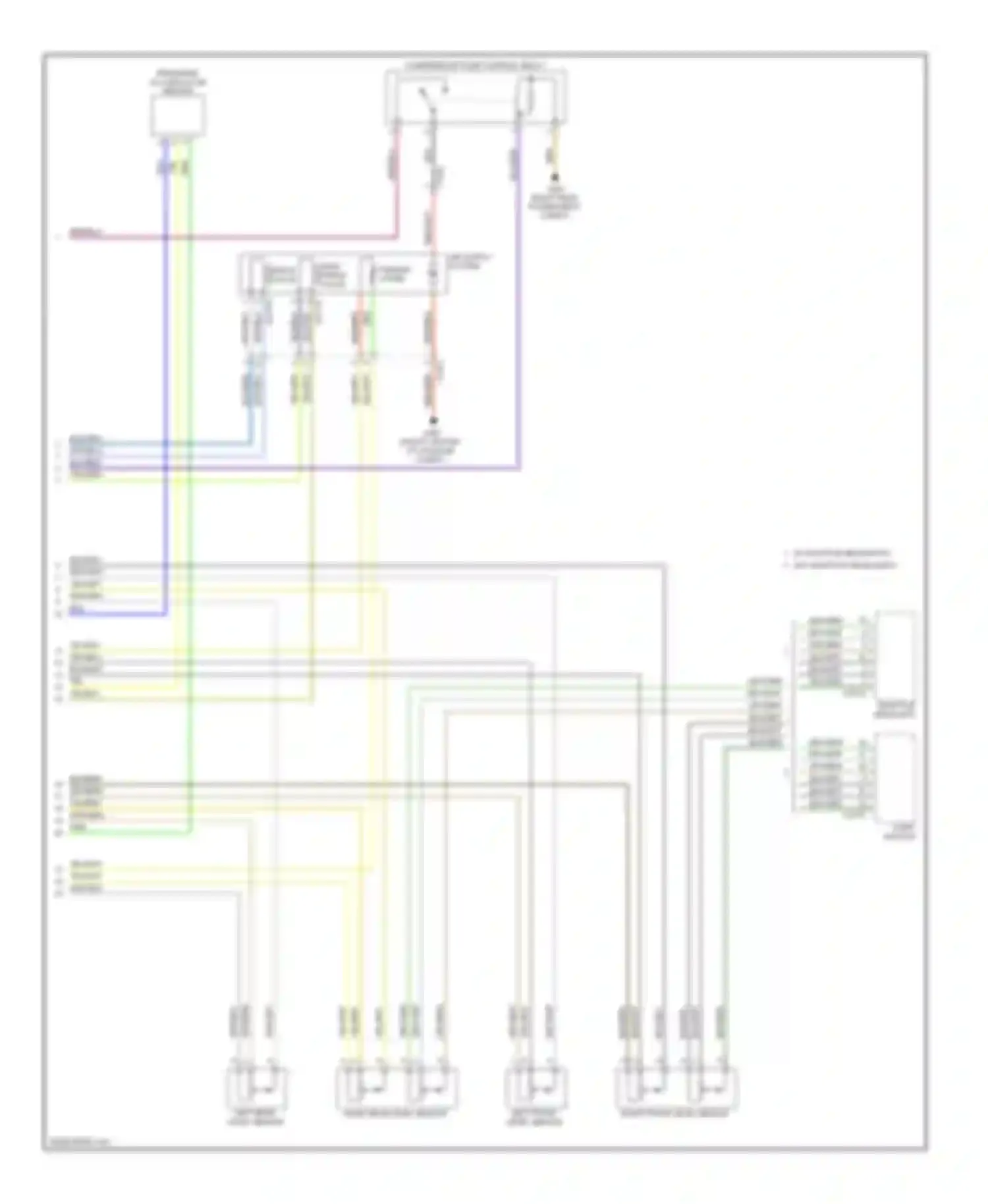 X5 BMW E53 (1999-2003): Electronic suspension circuit, with dual axle (2 of 2)