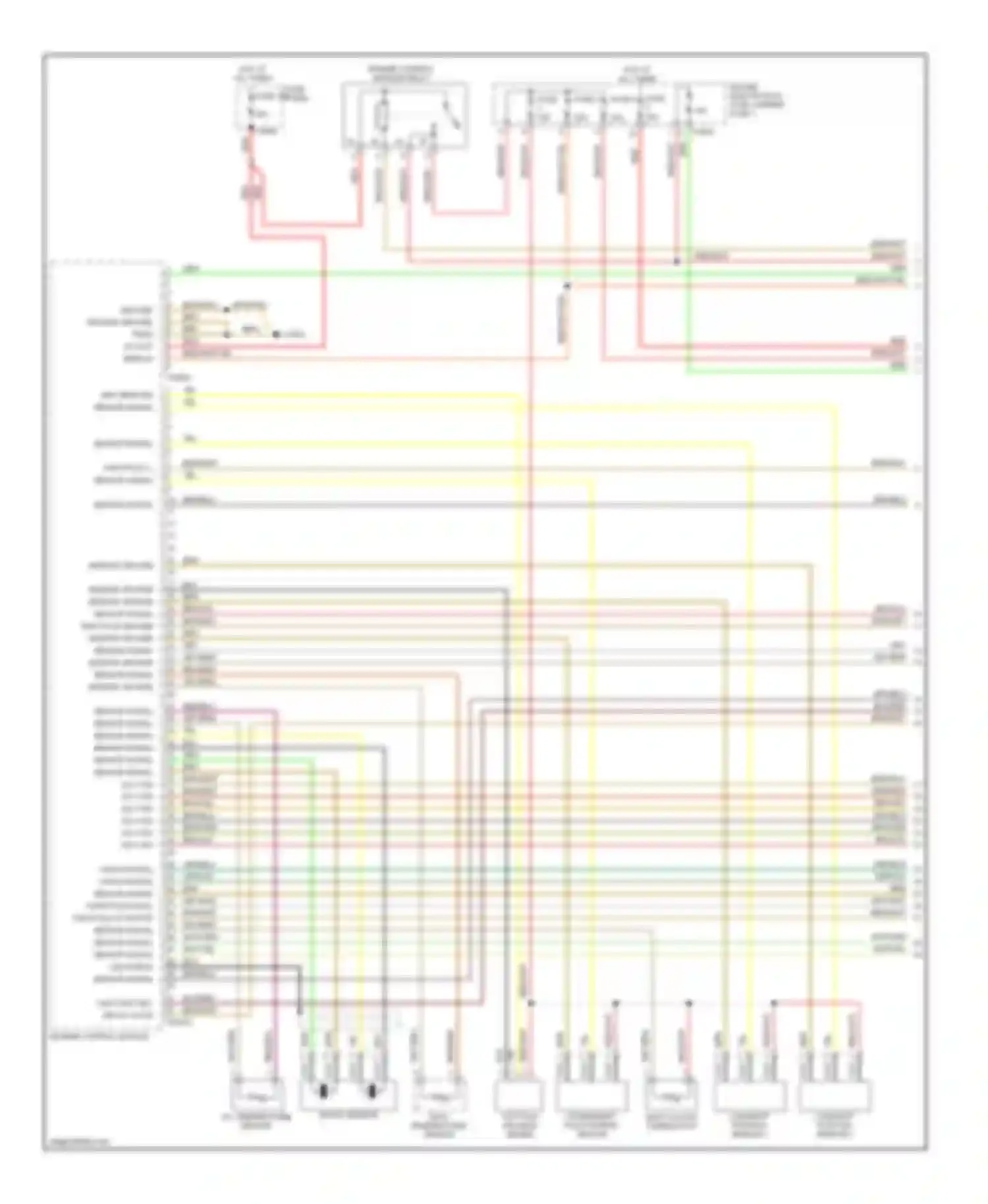 X5 BMW E53 (1999-2003): Wiring diagram engine performance 3.0l (1 of 4)