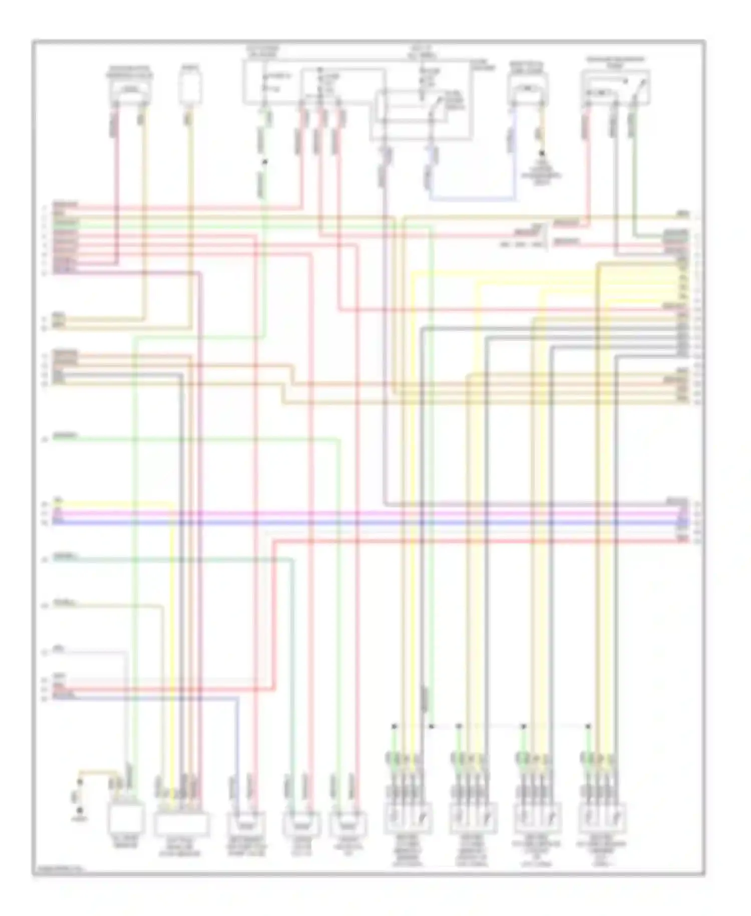 X5 BMW E53 (1999-2003): Wiring diagram engine performance 4.4l (2 of 4)