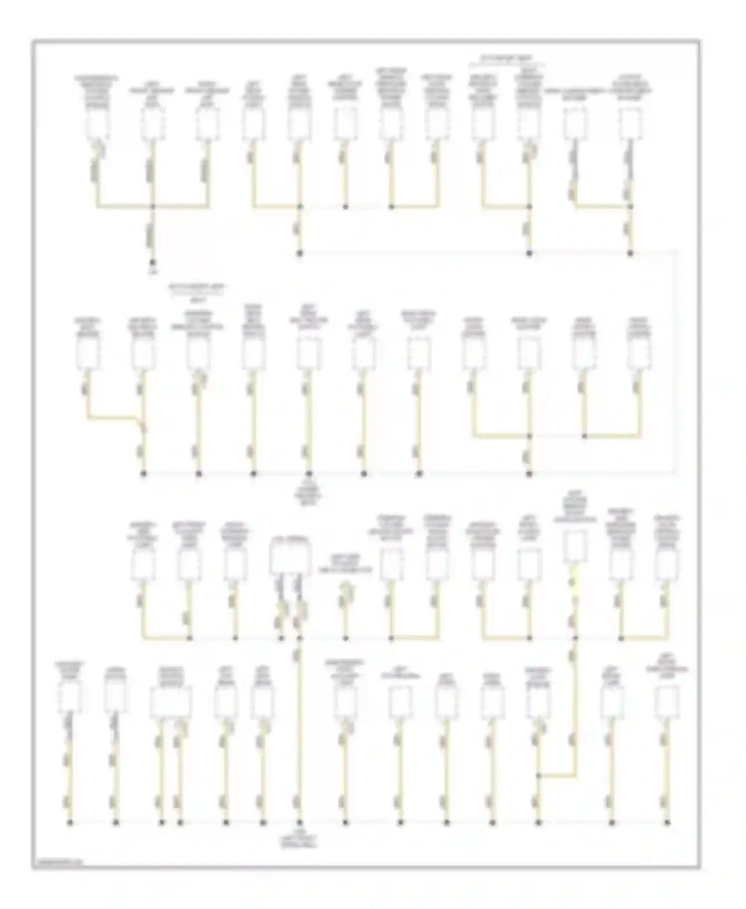 X5 BMW E53 (1999-2003): Ground distribution circuit (1 of 5)