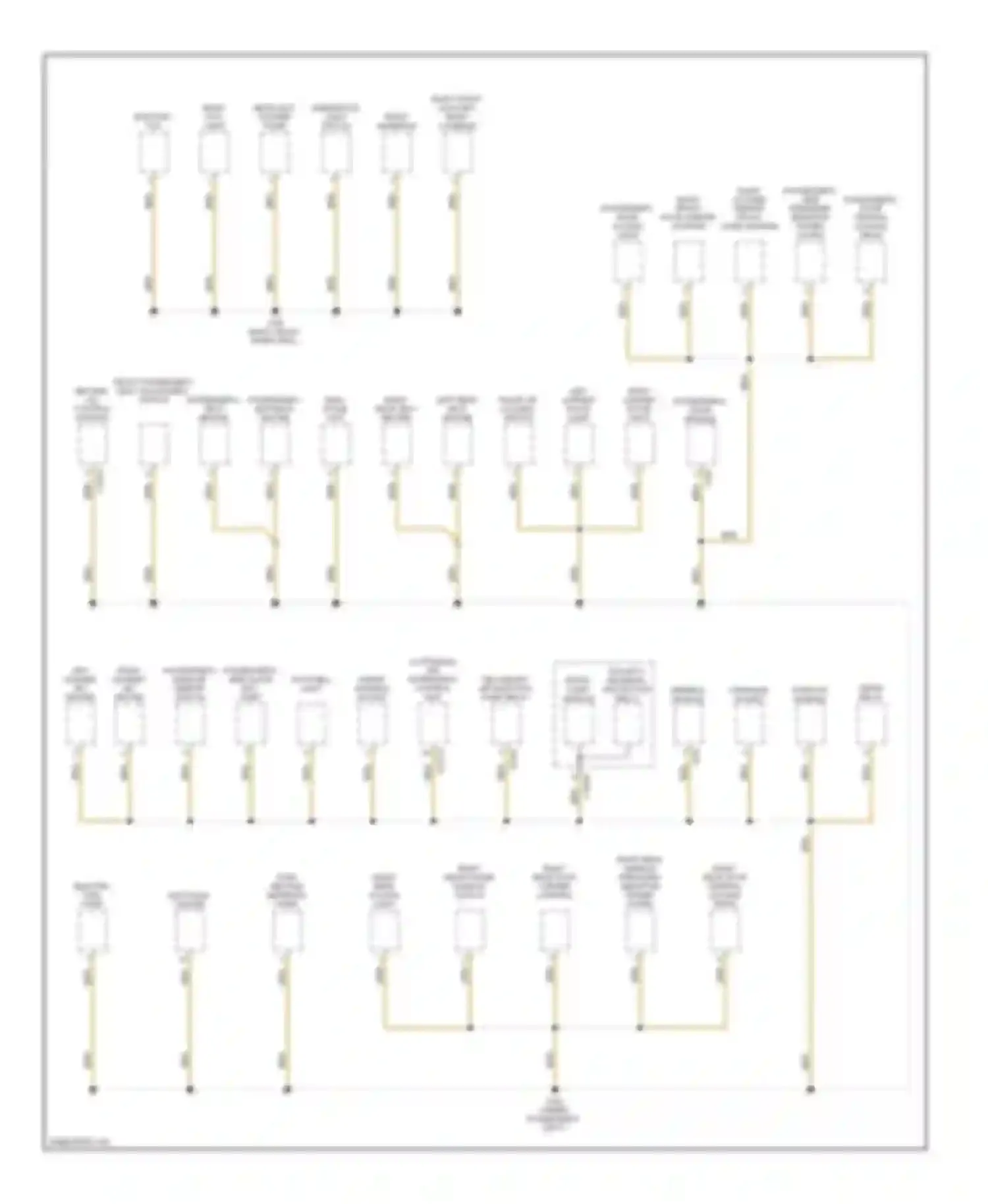 X5 BMW E53 (1999-2003): Ground distribution circuit (2 of 5)