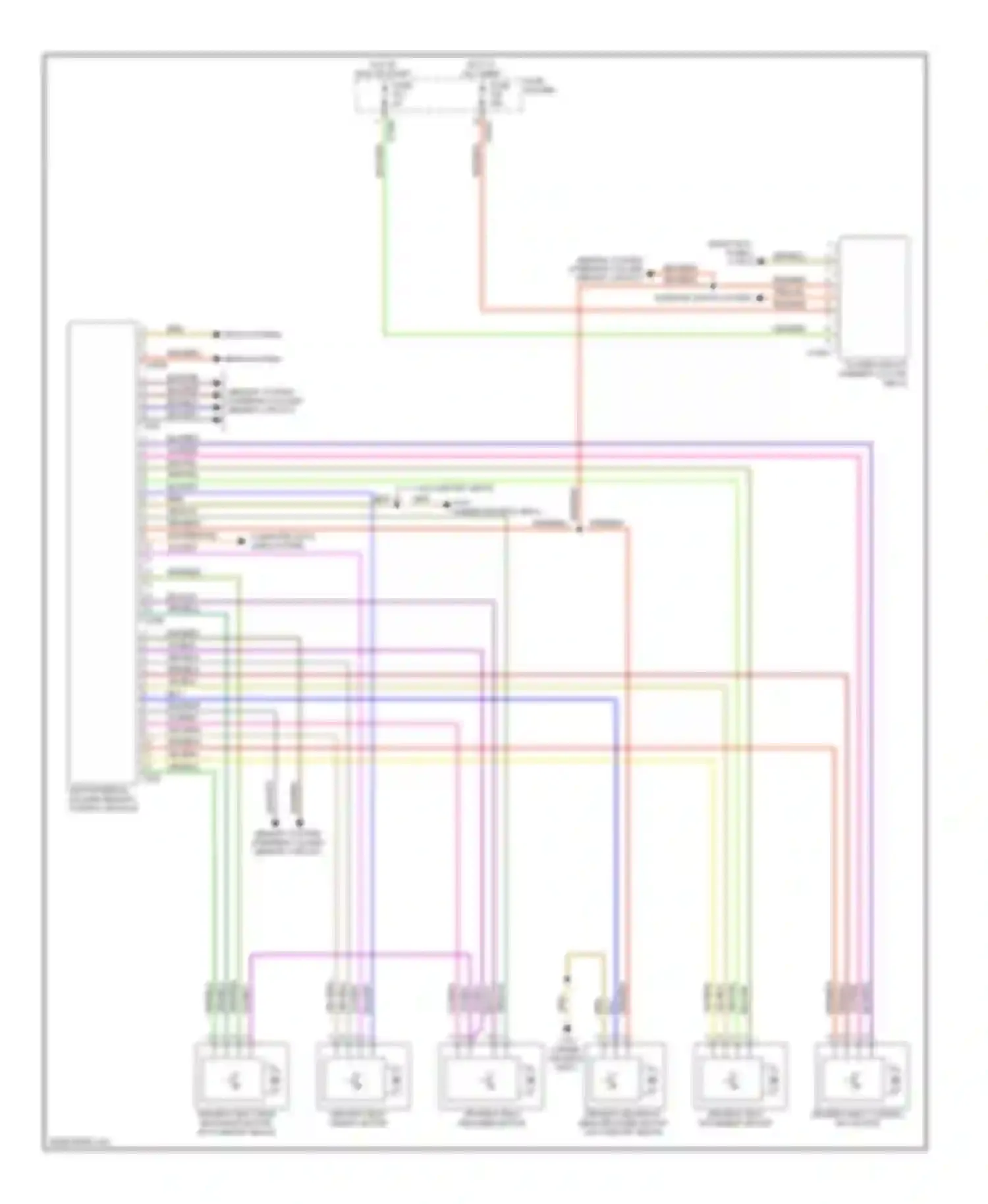 X5 BMW E53 (1999-2003): Driver"s memory seat circuit