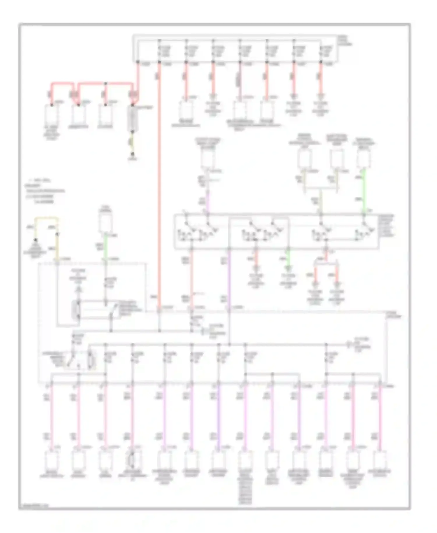 X5 BMW E53 (1999-2003): 4.4l, power distribution circuit (1 of 6)