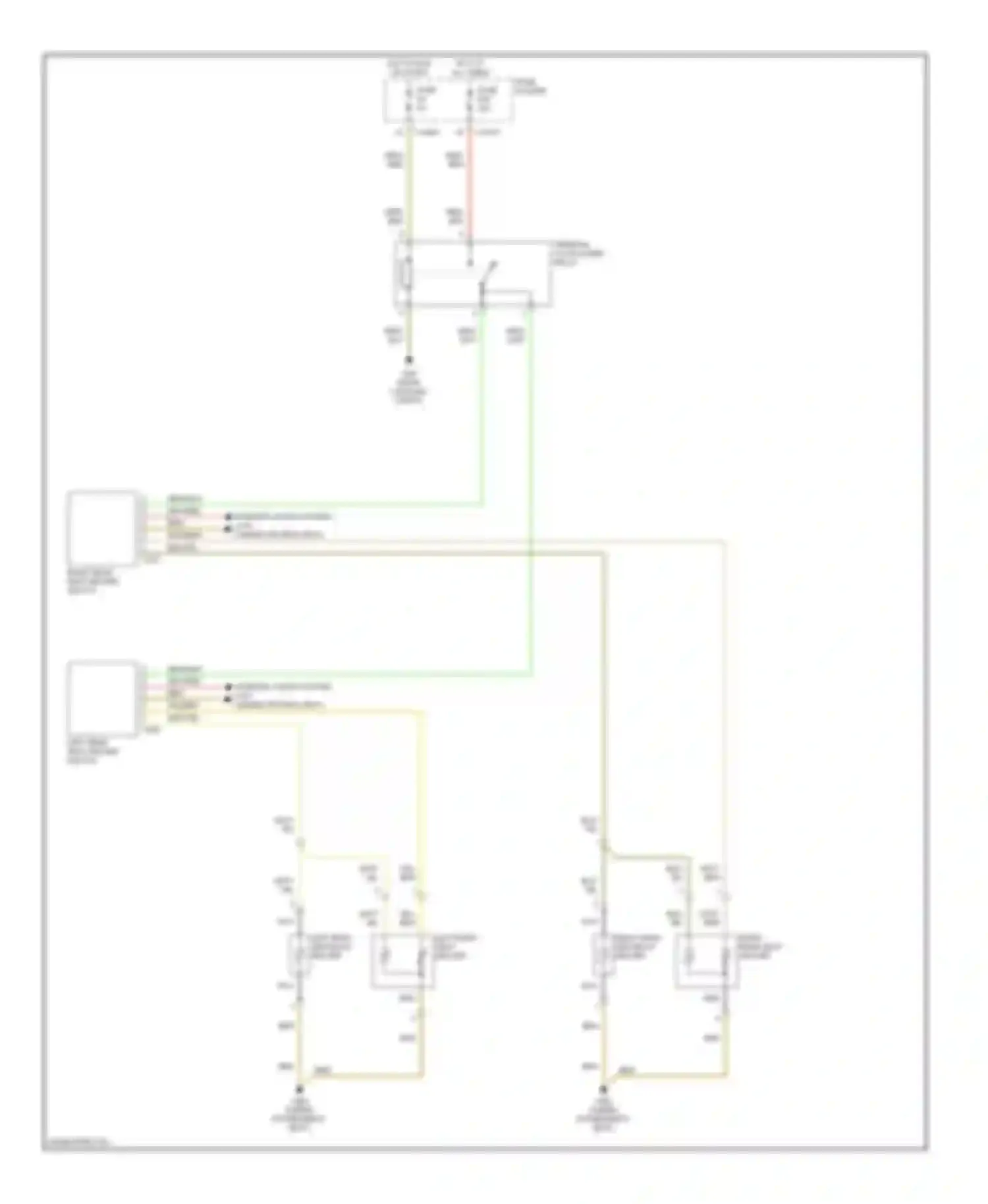 X5 BMW E53 (1999-2003): Rear heated seats circuit