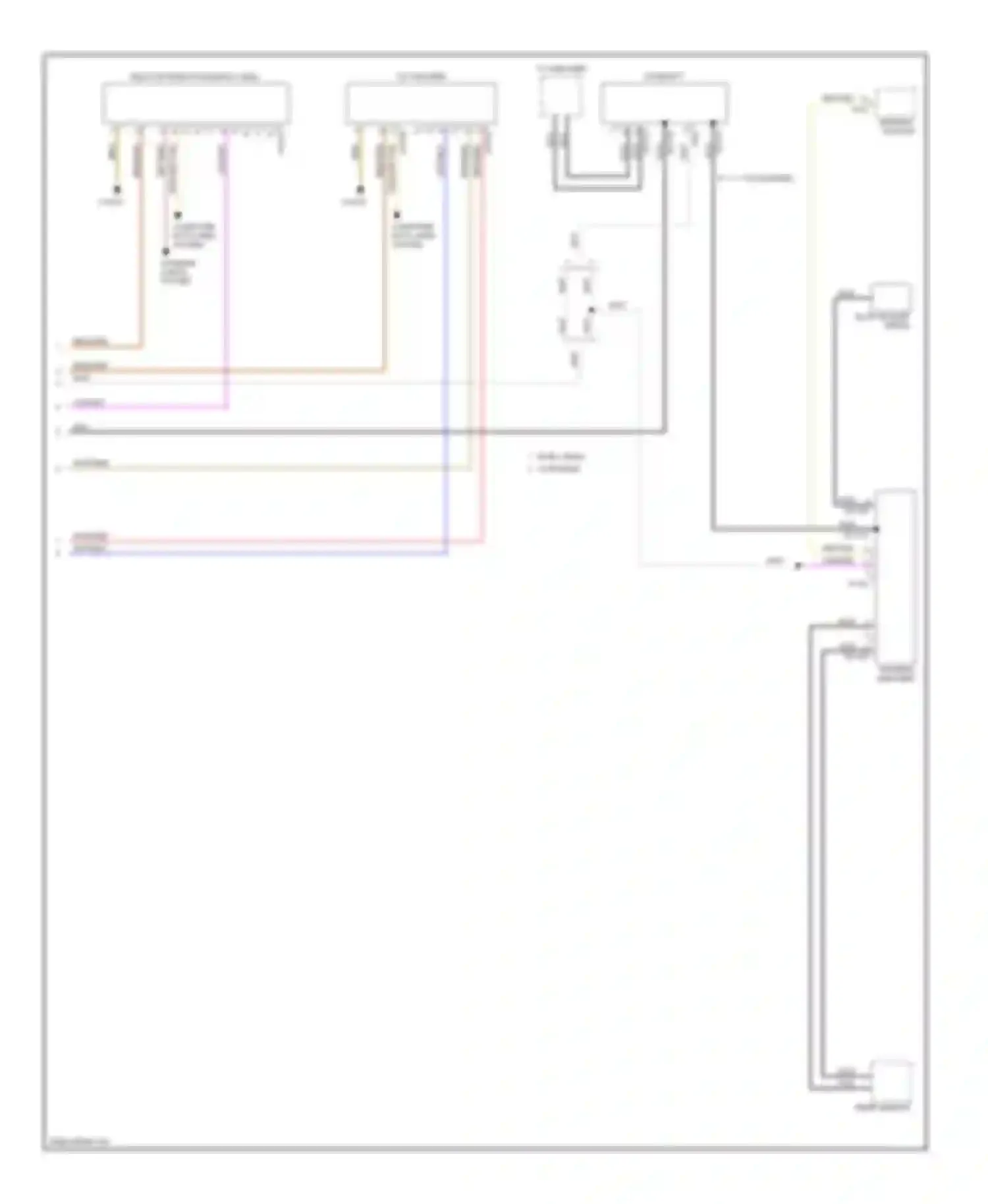 X5 BMW E53 (1999-2003): Radio circuit, without on-board monitor (2 of 2)