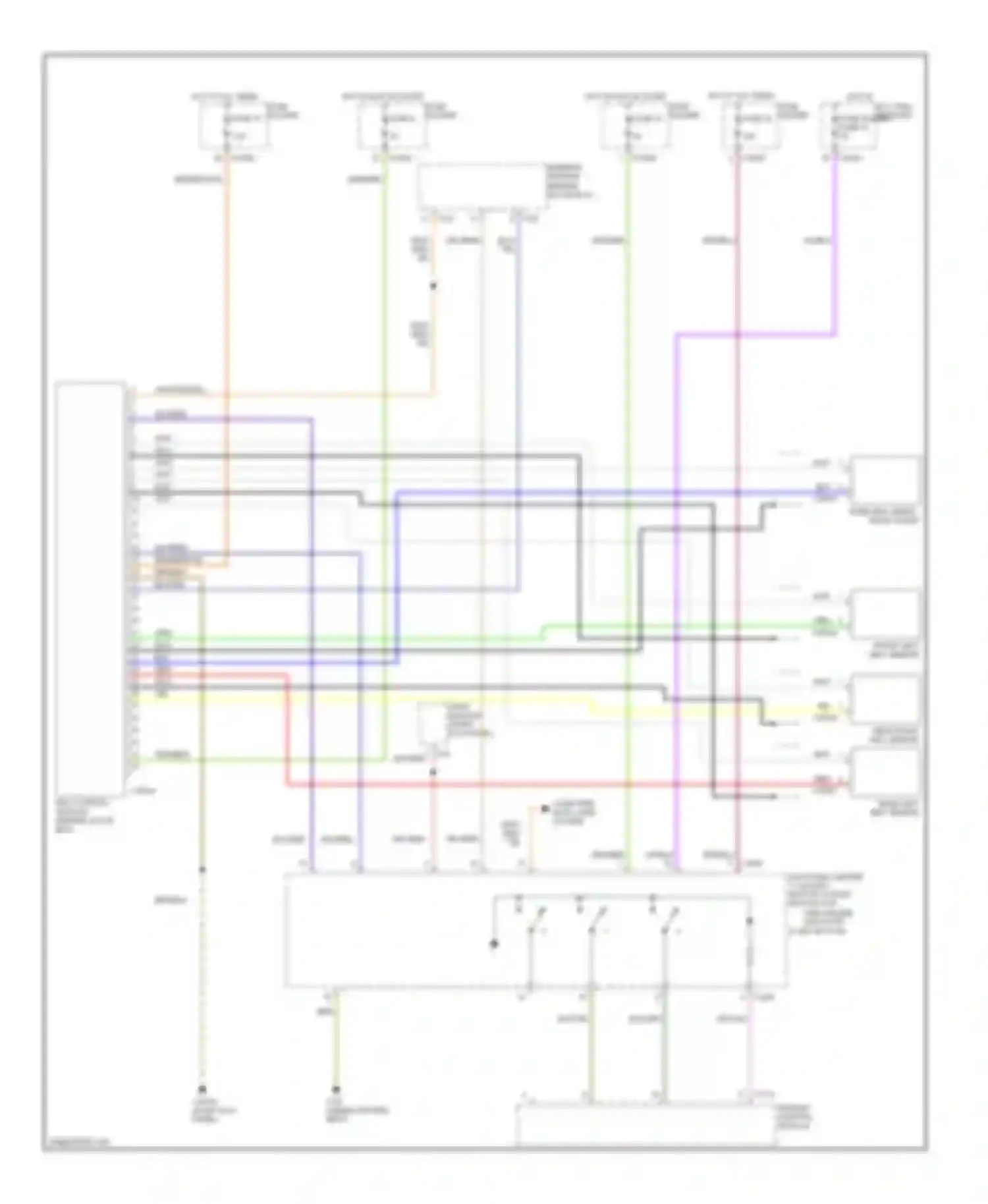 X5 BMW E53 (1999-2003): Tire pressure monitoring circuit