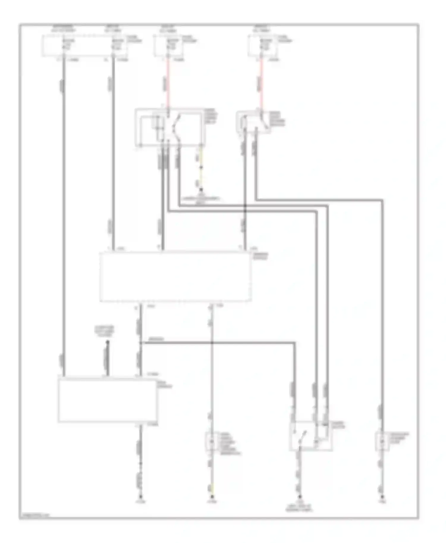 X5 BMW E53 (1999-2003): Wiper/washer circuit (1 of 3)
