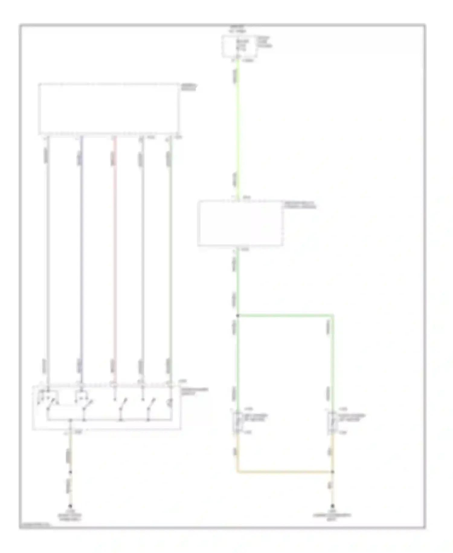 X5 BMW E53 (1999-2003): Wiper/washer circuit (3 of 3)