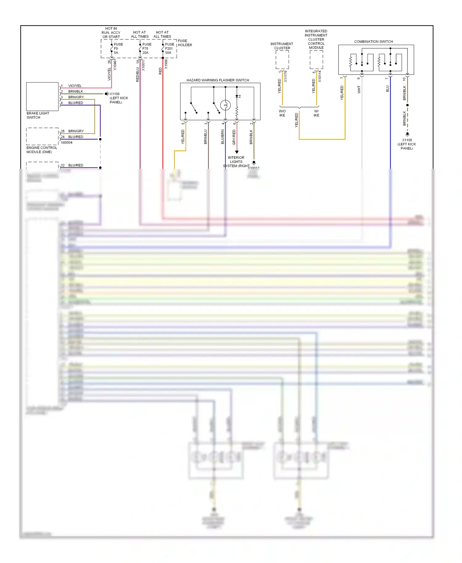 Wiring diagram blk for BMW X5 E53 (1999-2003) (23 of 68)