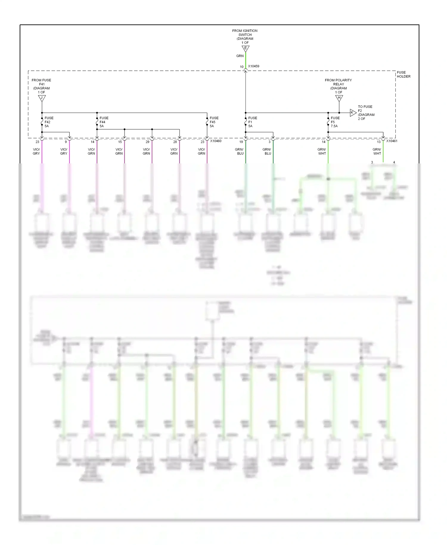 Wiring diagram blu for BMW X5 E53 (1999-2003) (37 of 65)