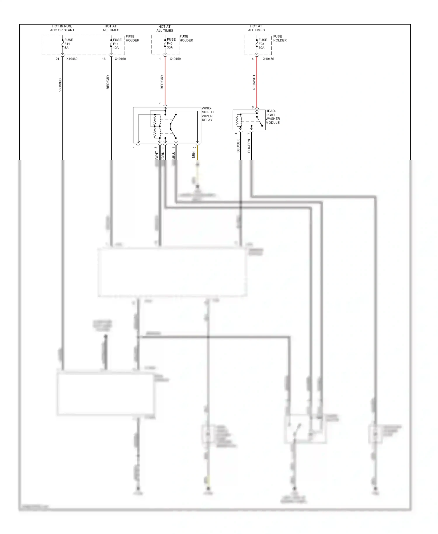Wiring diagram blu/blk for BMW X5 E53 (1999-2003) (23 of 23)