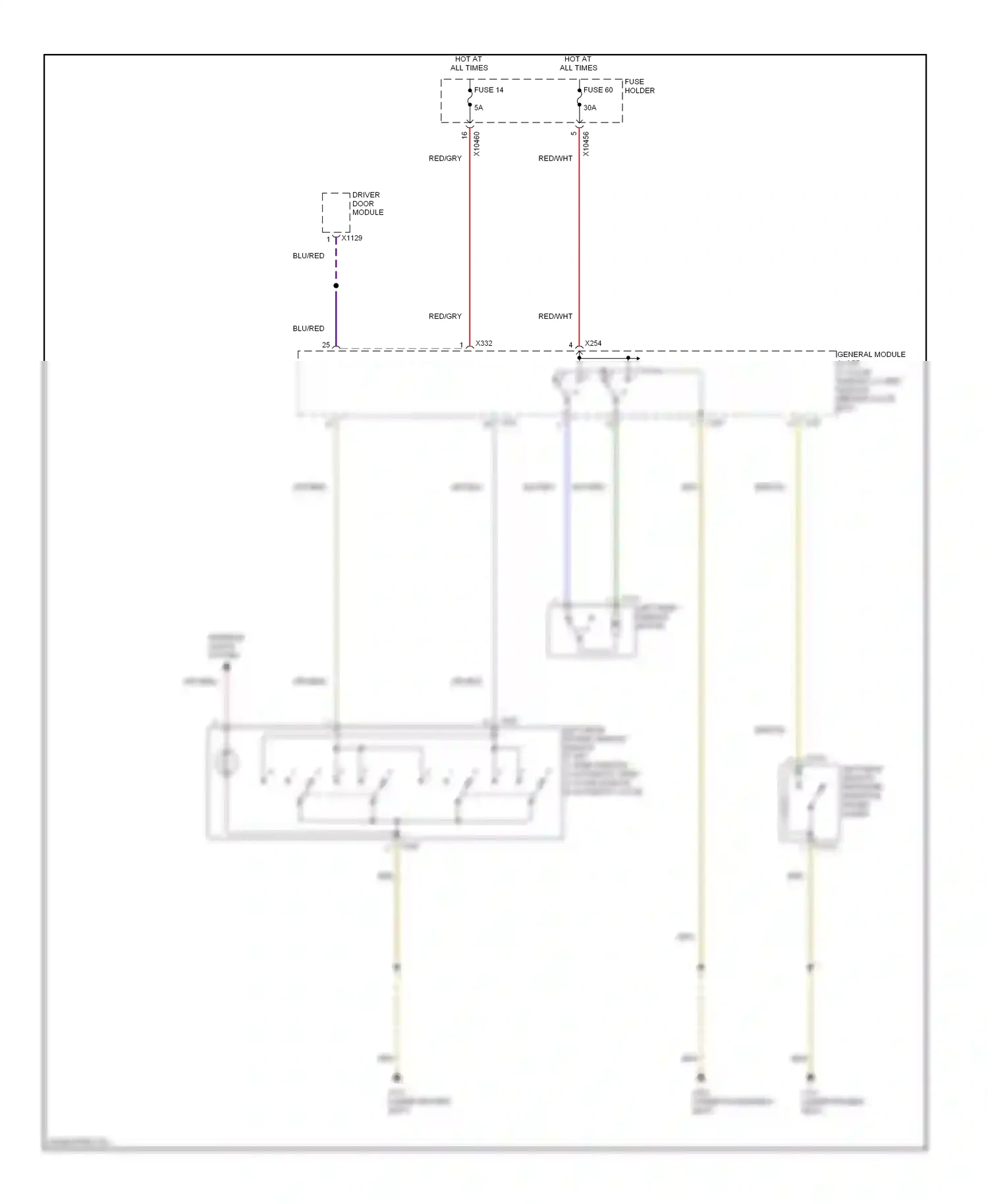 Wiring diagram blu/red for BMW X5 E53 (1999-2003) (33 of 49)