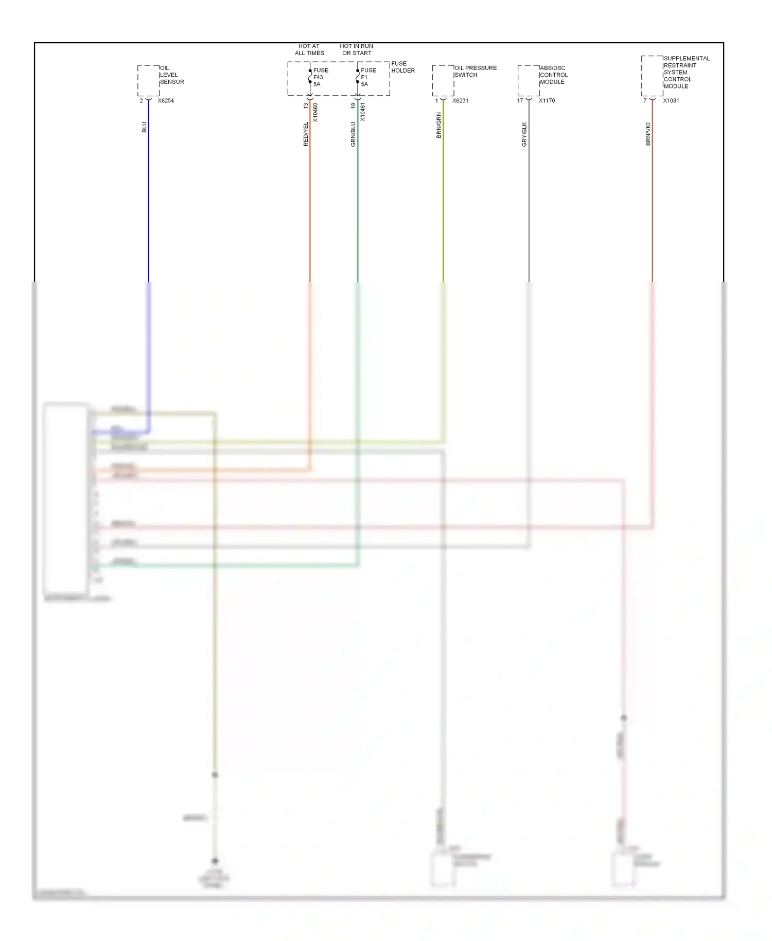 Wiring diagram brn/grn for BMW X5 E53 (1999-2003) (11 of 15)