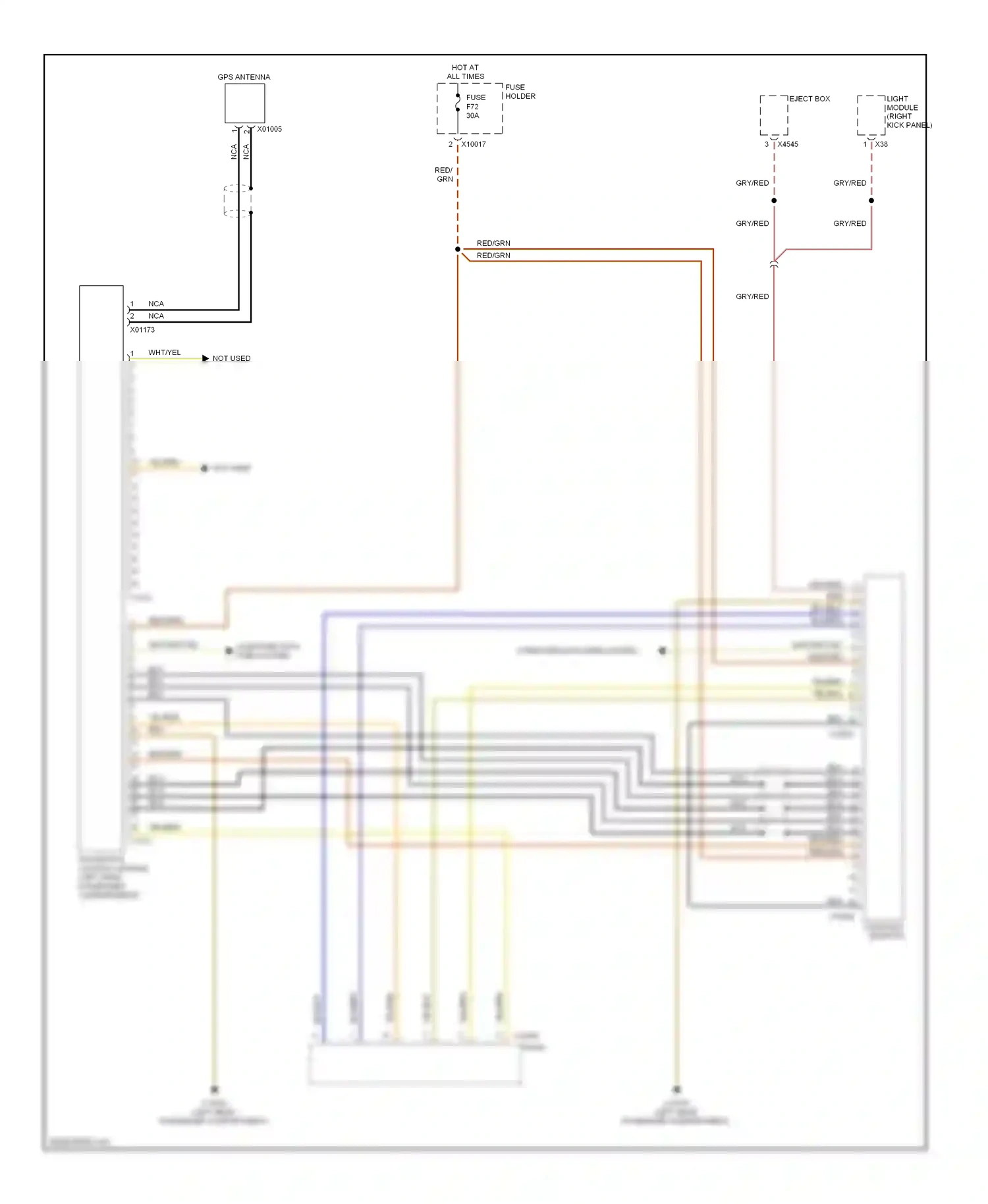 Wiring diagram computer data lines system for BMW X5 E53 (1999-2003) (21 of 40)