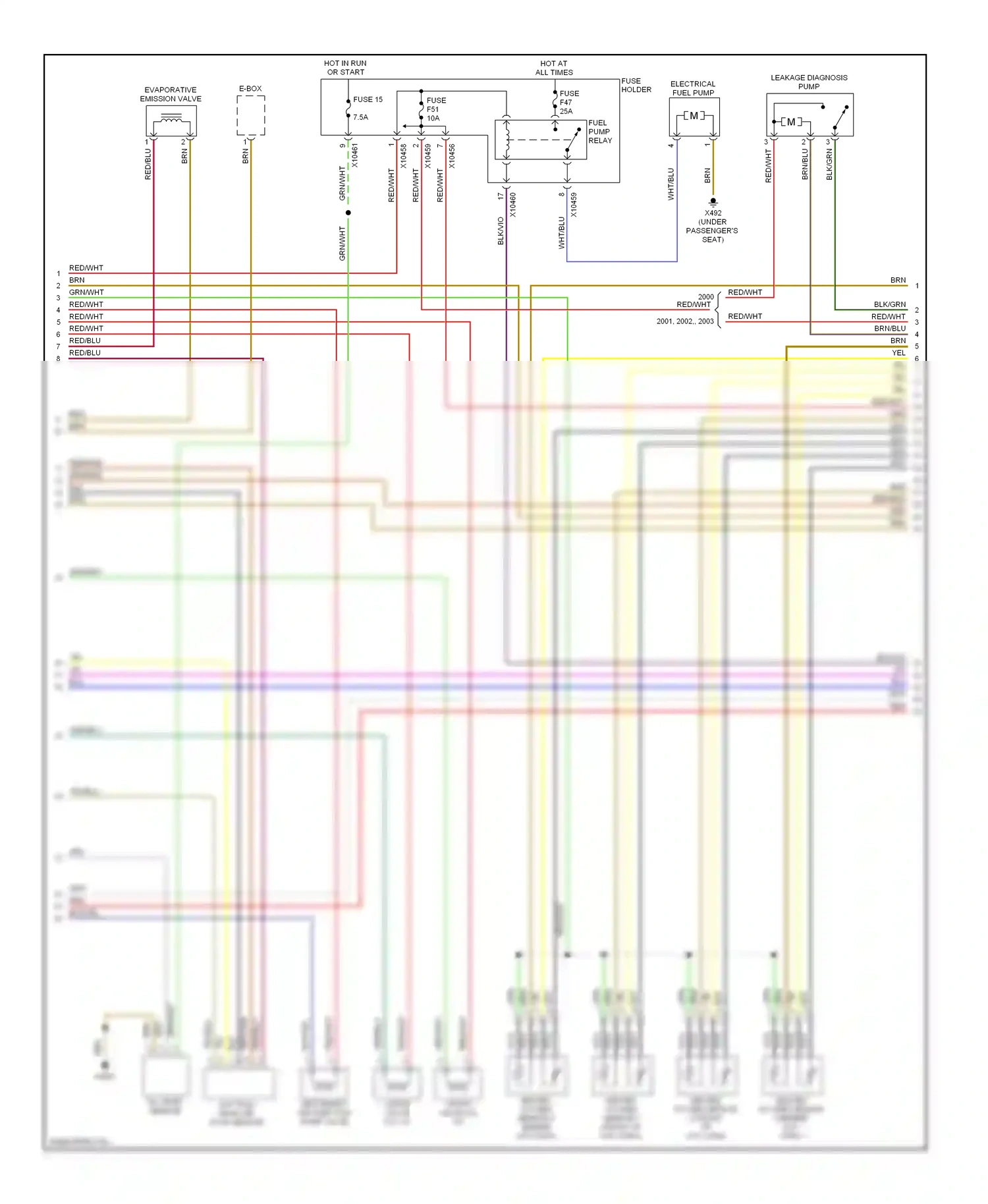 Wiring diagram gry for BMW X5 E53 (1999-2003) (19 of 38)