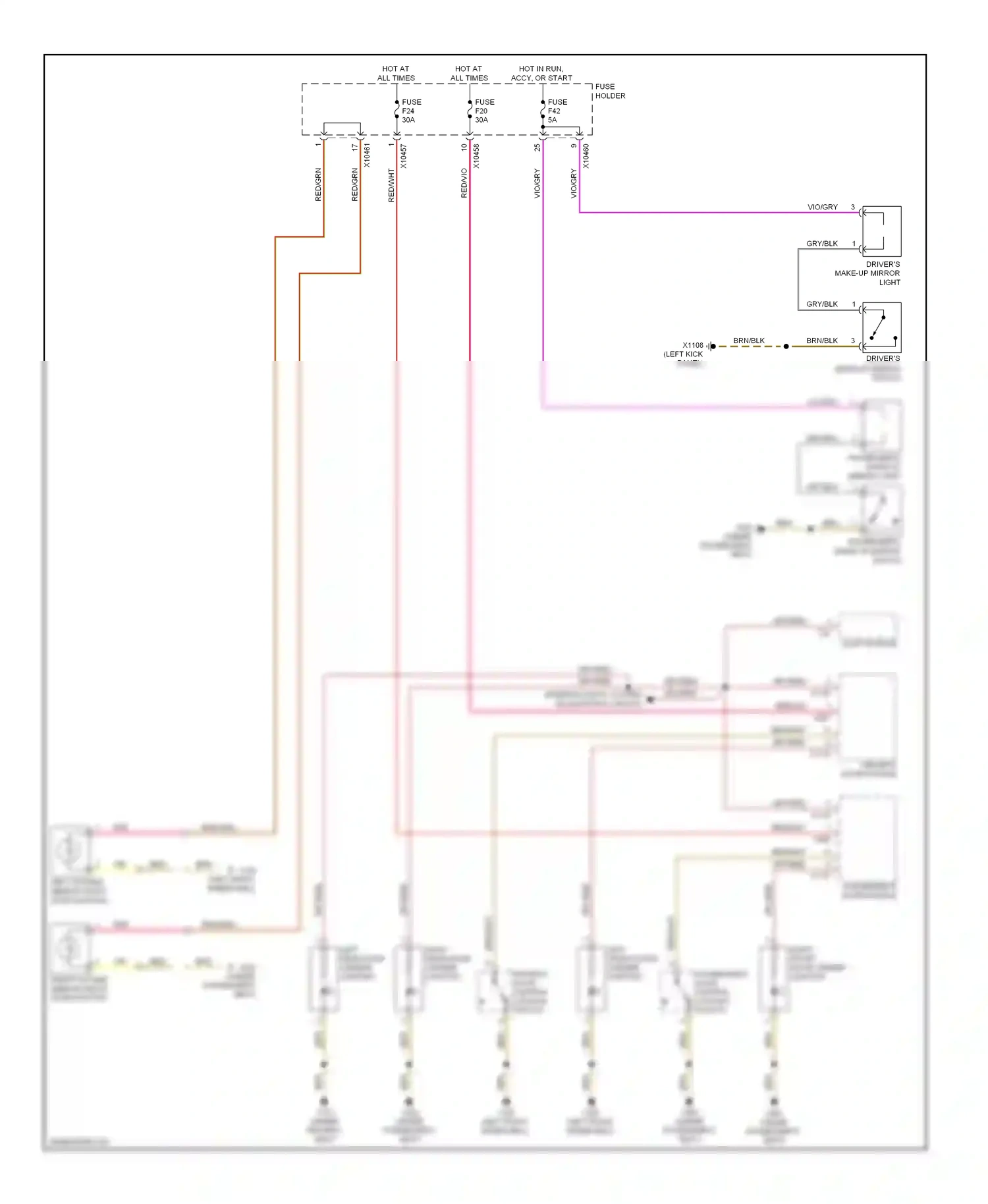 Wiring diagram gry/red for BMW X5 E53 (1999-2003) (14 of 39)
