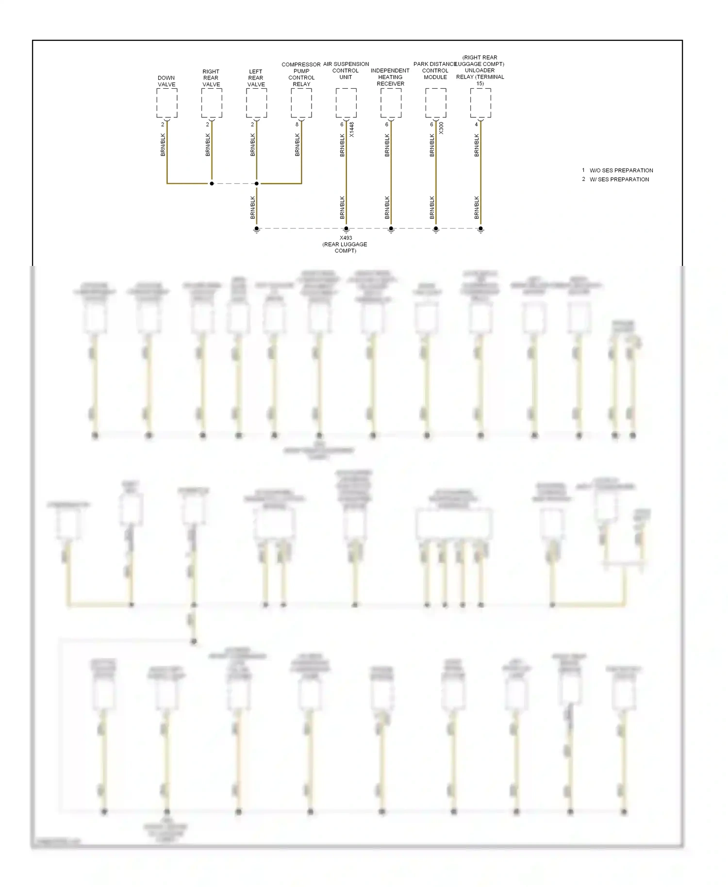 BMW X5 E53 (1999-2003) (if equipped) telephone basic interface wiring diagram  (1 of 1)