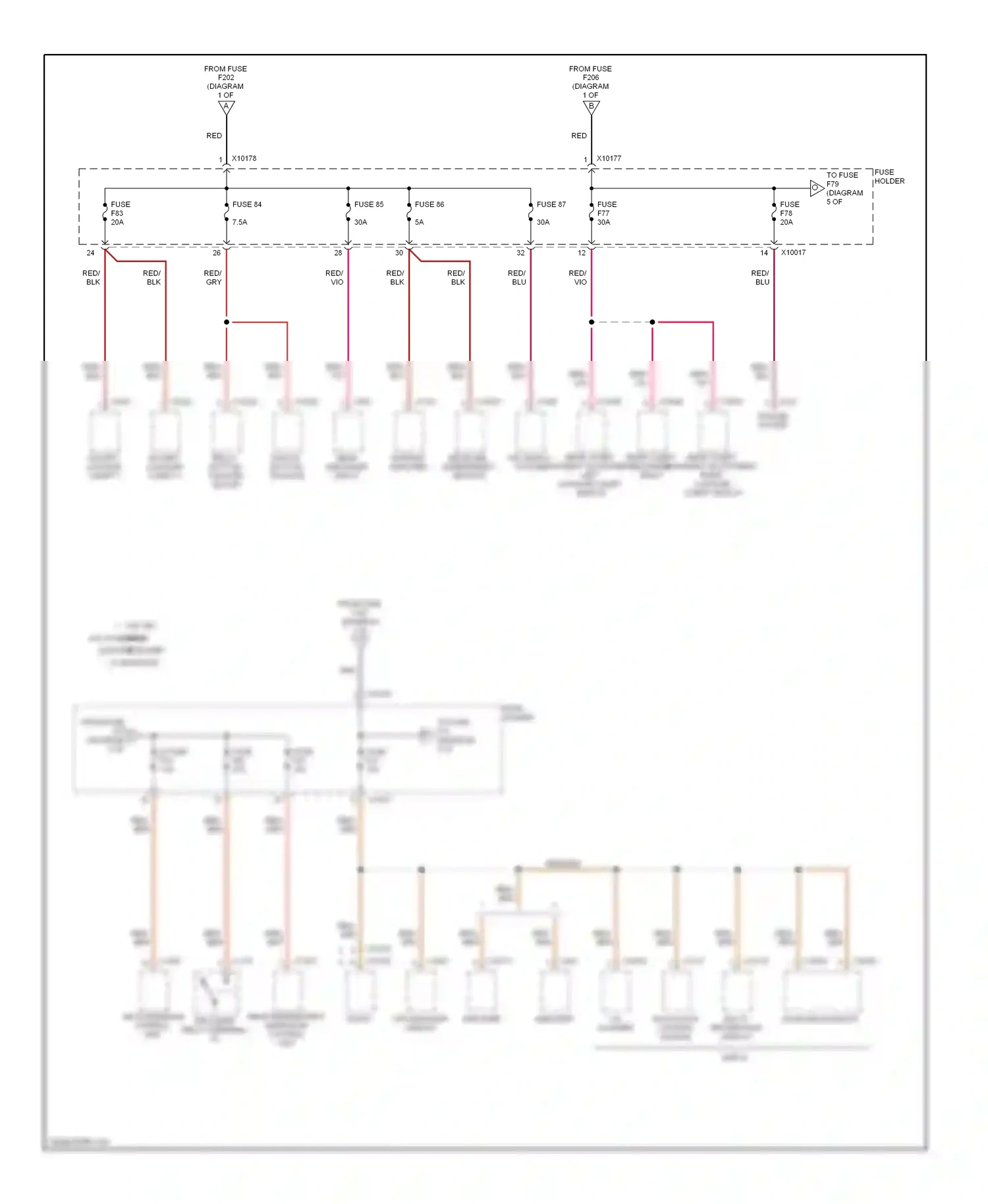 Wiring diagram navigation control module for BMW X5 E53 (1999-2003) (2 of 9)