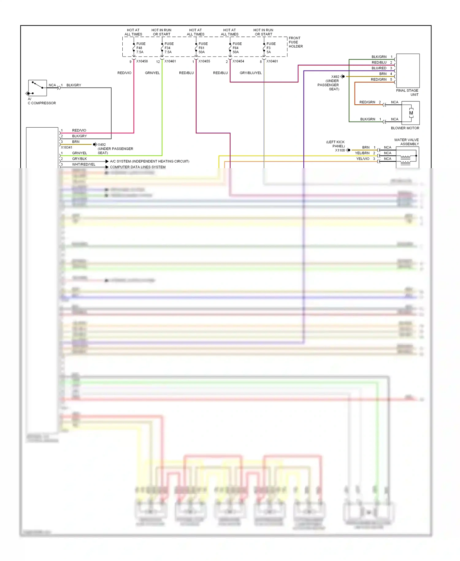 Wiring diagram red/grn for BMW X5 E53 (1999-2003) (8 of 32)