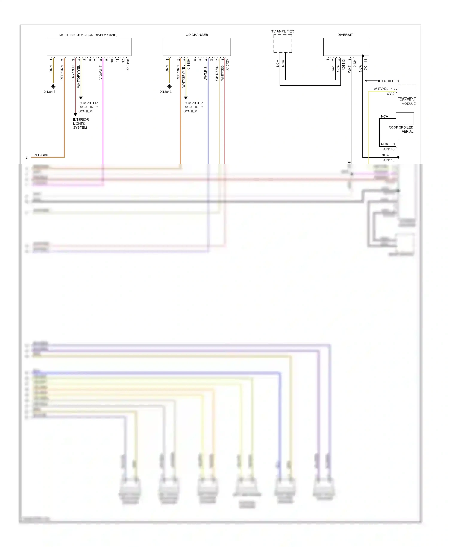 Wiring diagram wht for BMW X5 E53 (1999-2003) (67 of 69)